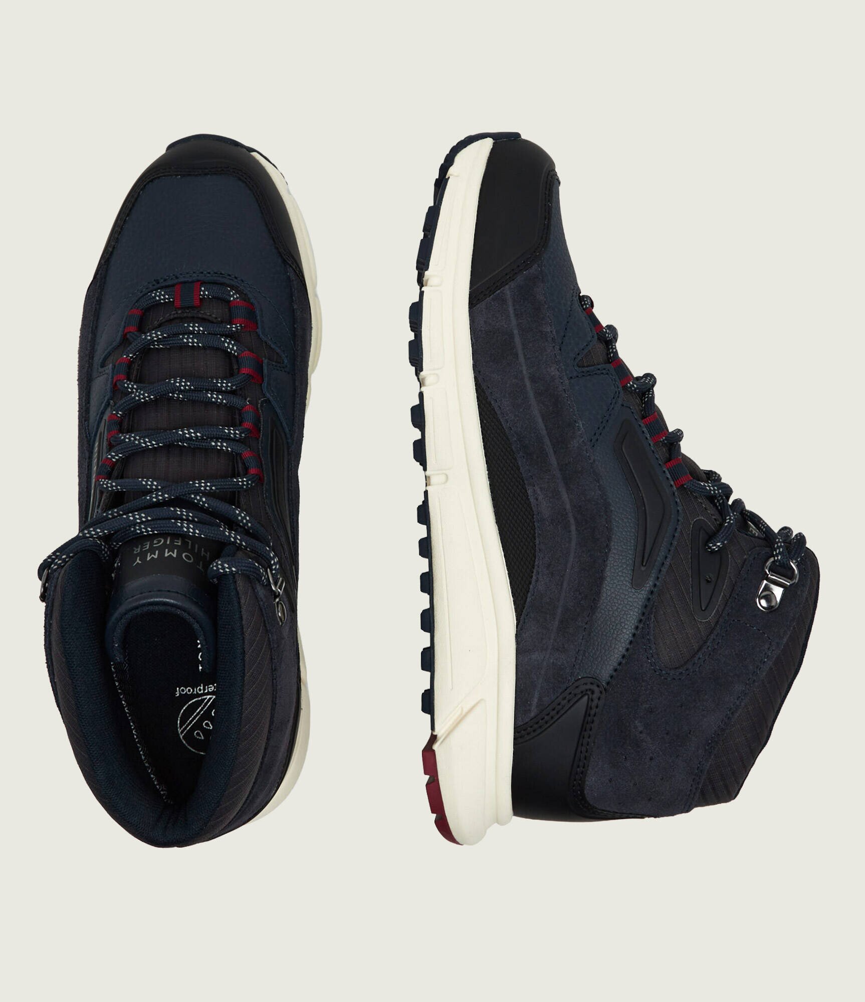 Tommy Hilfiger Ghete de trekking Mix Chukka Runner | piele întoarsă