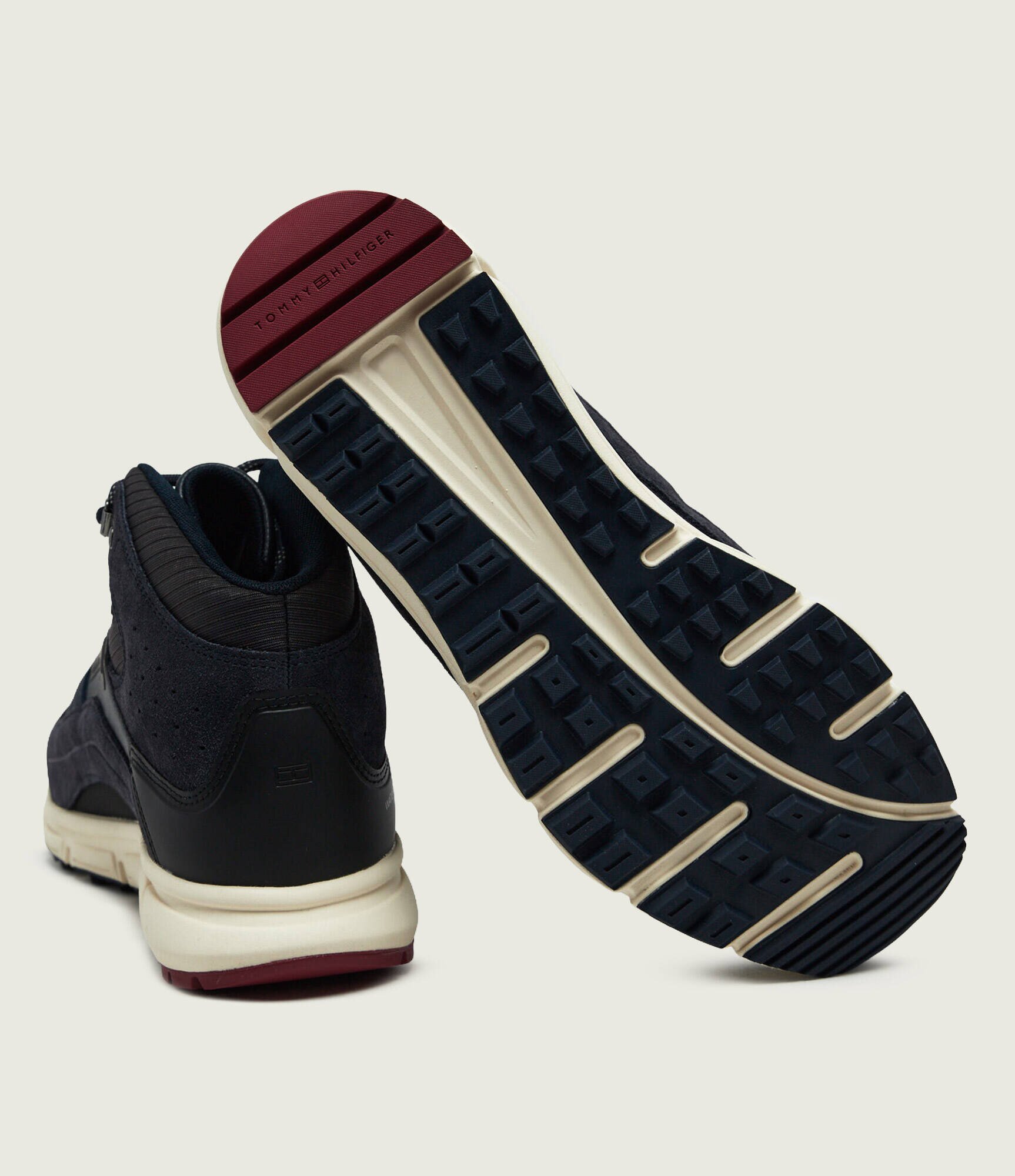 Tommy Hilfiger Ghete de trekking Mix Chukka Runner | piele întoarsă