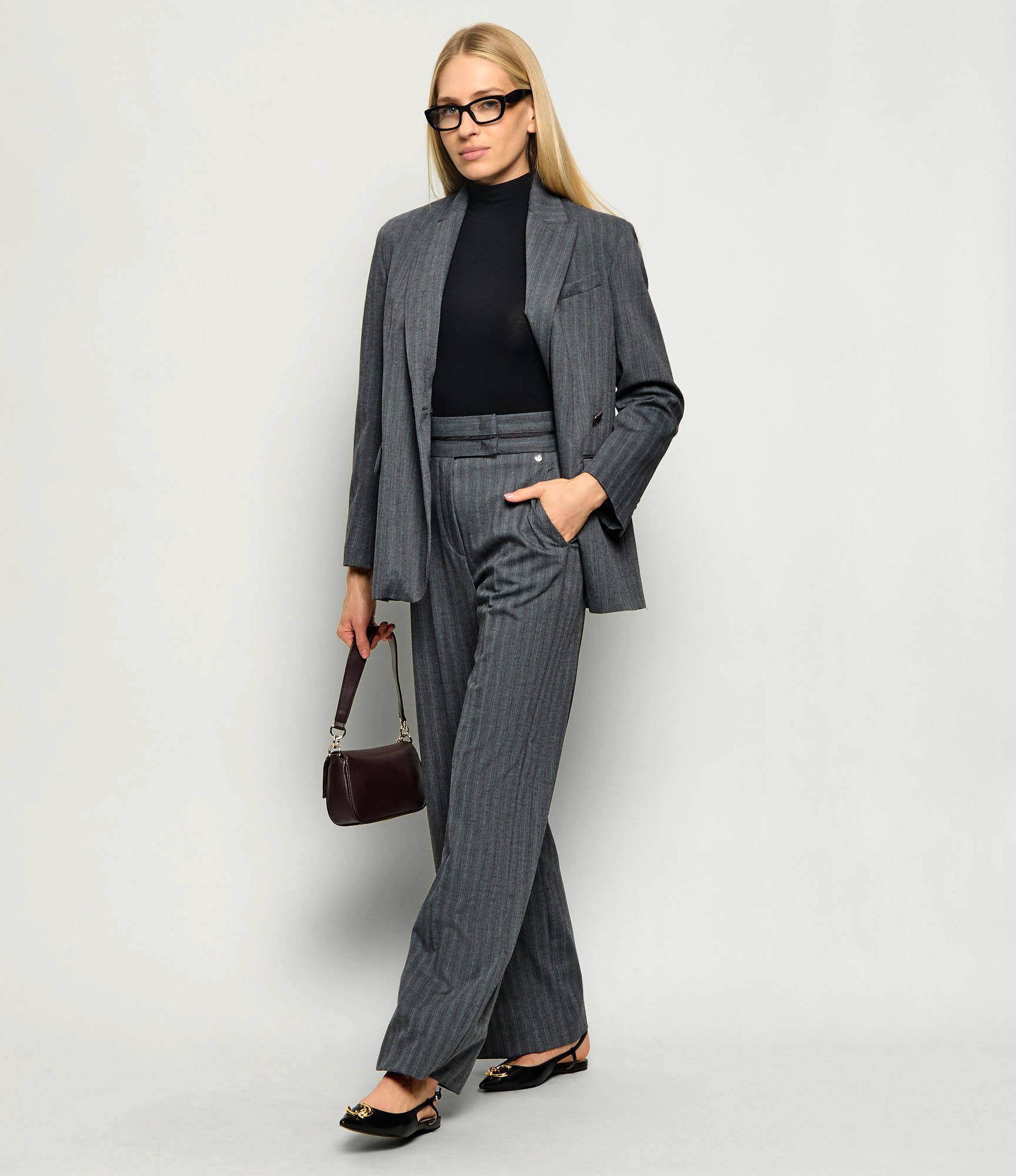 Tommy Hilfiger Guler înalt | Slim Fit cu adaos de lână
