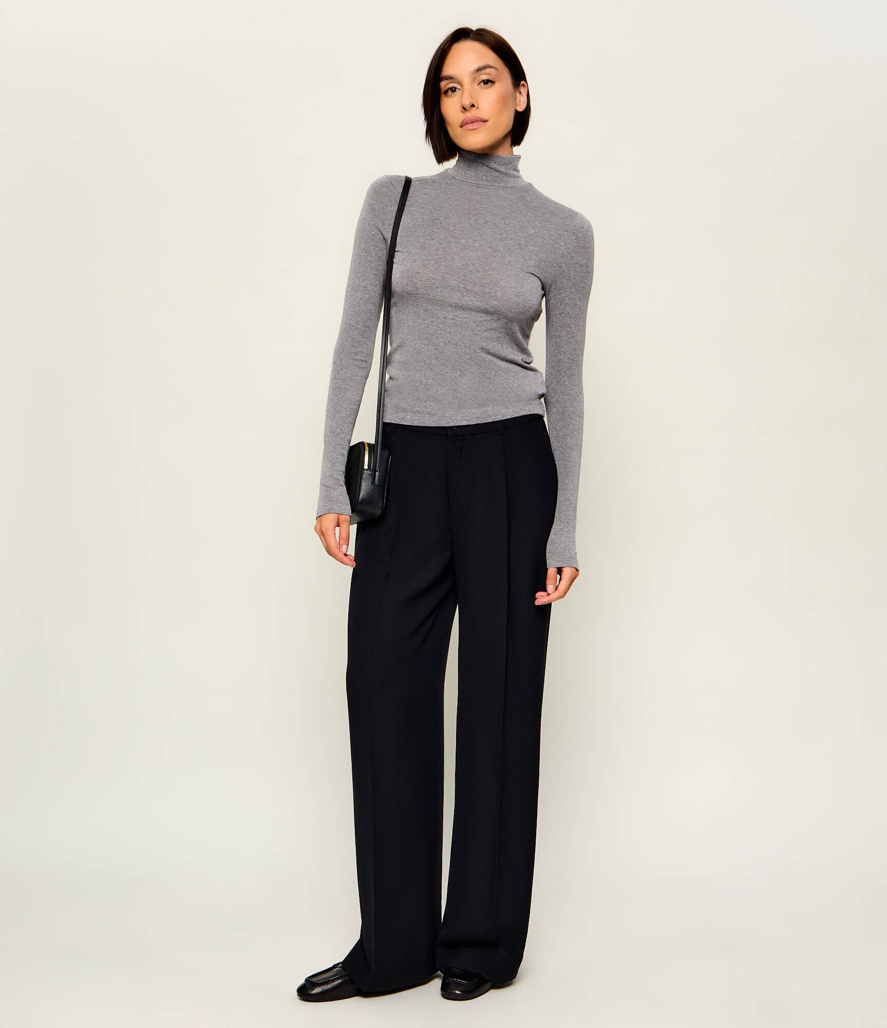 Tommy Hilfiger Guler înalt | Slim Fit cu adaos de lână