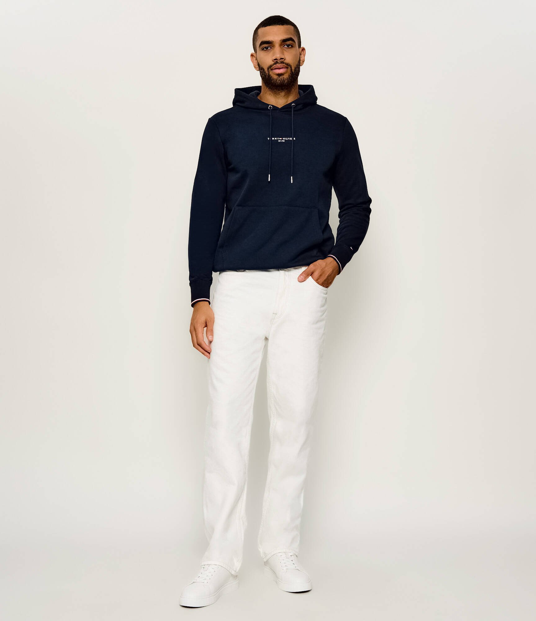 Tommy Hilfiger Hanorac TOMMY LOGO TIPPED HOODY | Regular Fit