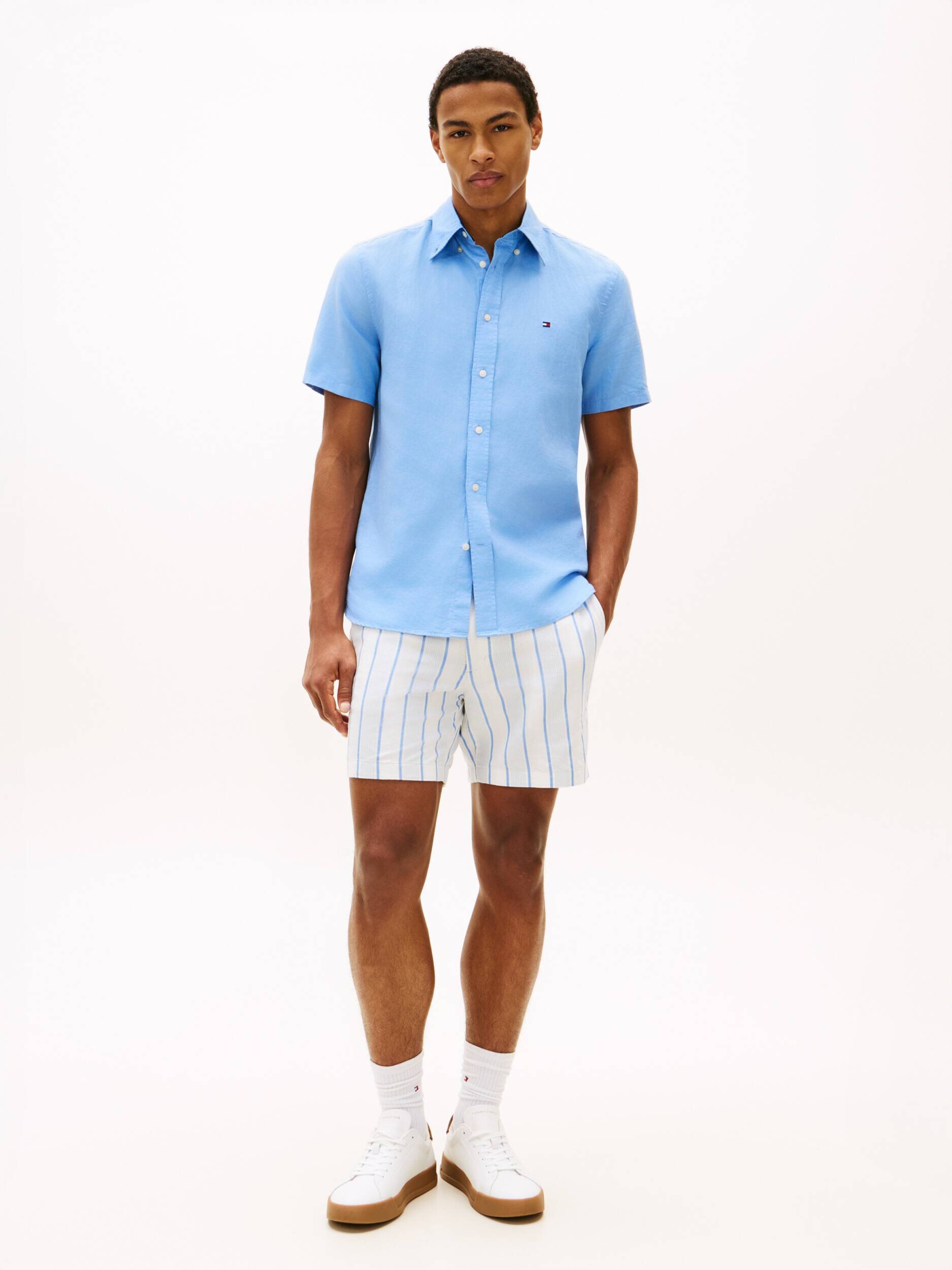 Tommy Hilfiger Koszula | Regular Fit | z dodatkiem lnu