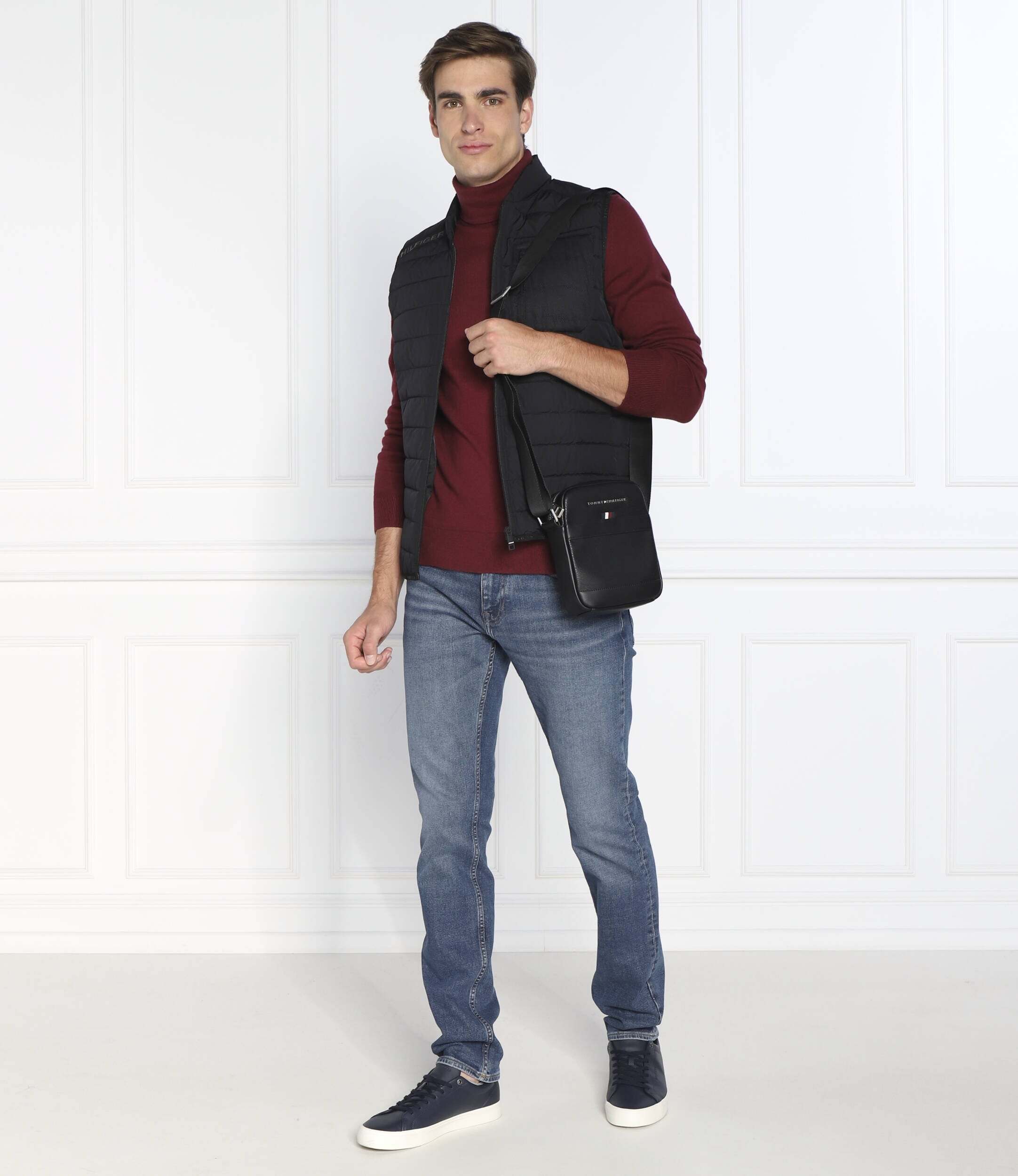 Tommy Hilfiger Maletă | Regular Fit cu adaos de cașmir