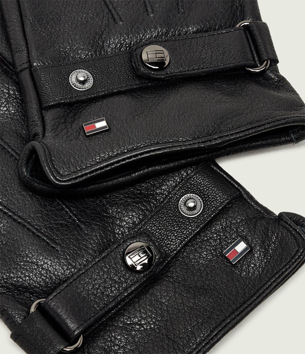 Tommy Hilfiger Mănuși de piele cu adaos de lână