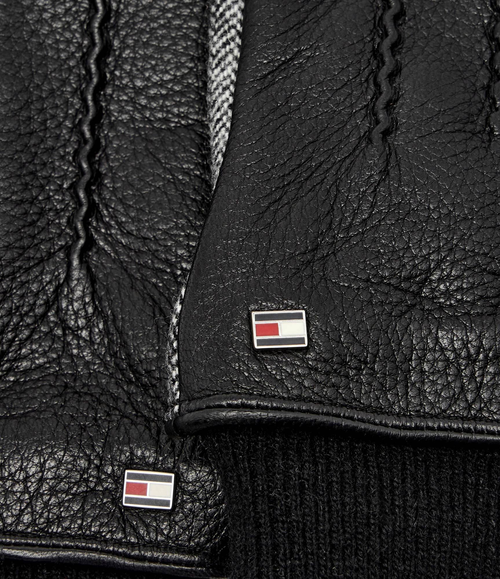 Tommy Hilfiger Mănuși de piele cu adaos de lână