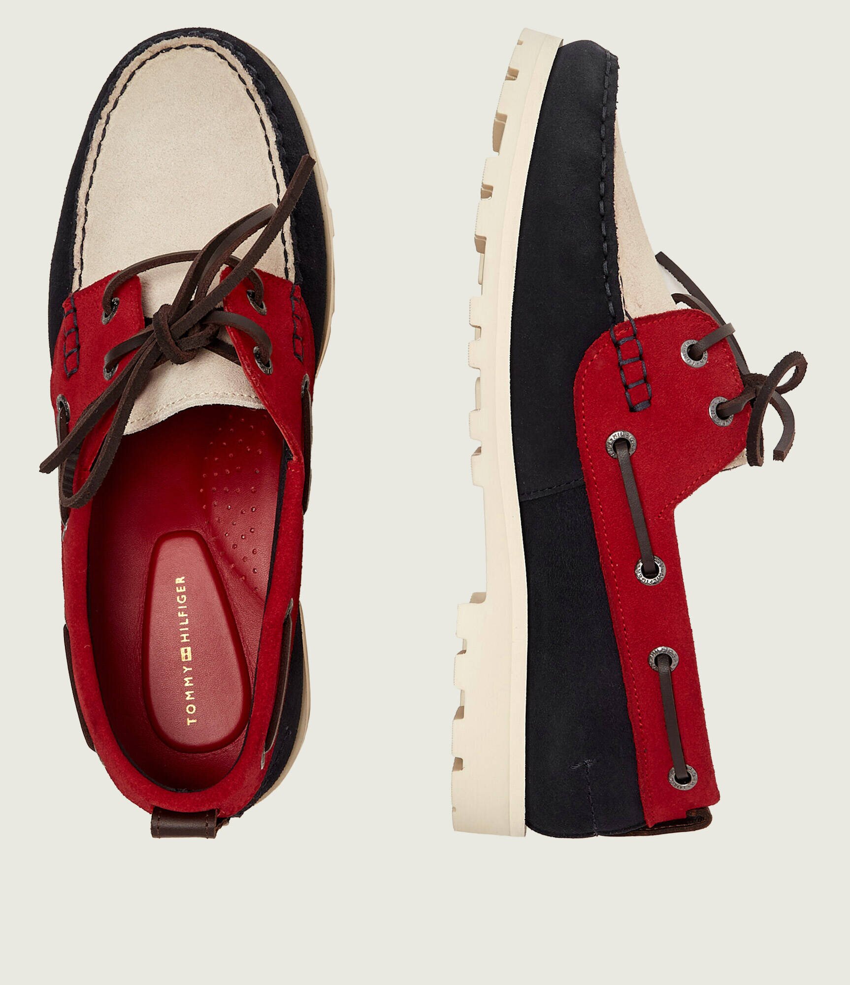 Tommy Hilfiger Mocasini | piele întoarsă