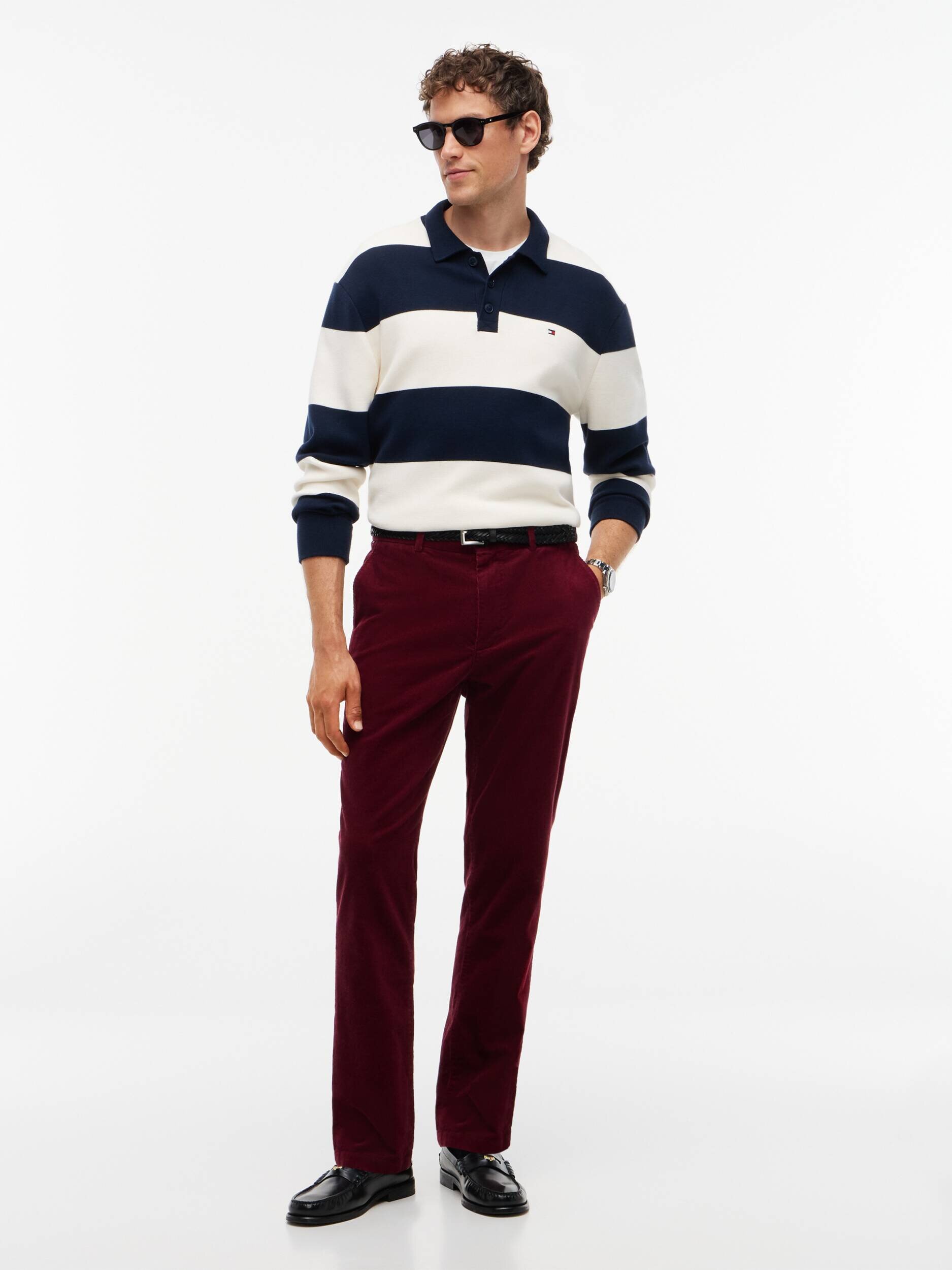 Tommy Hilfiger Pantaloni chino Denton | Slim Fit | catifea reiată