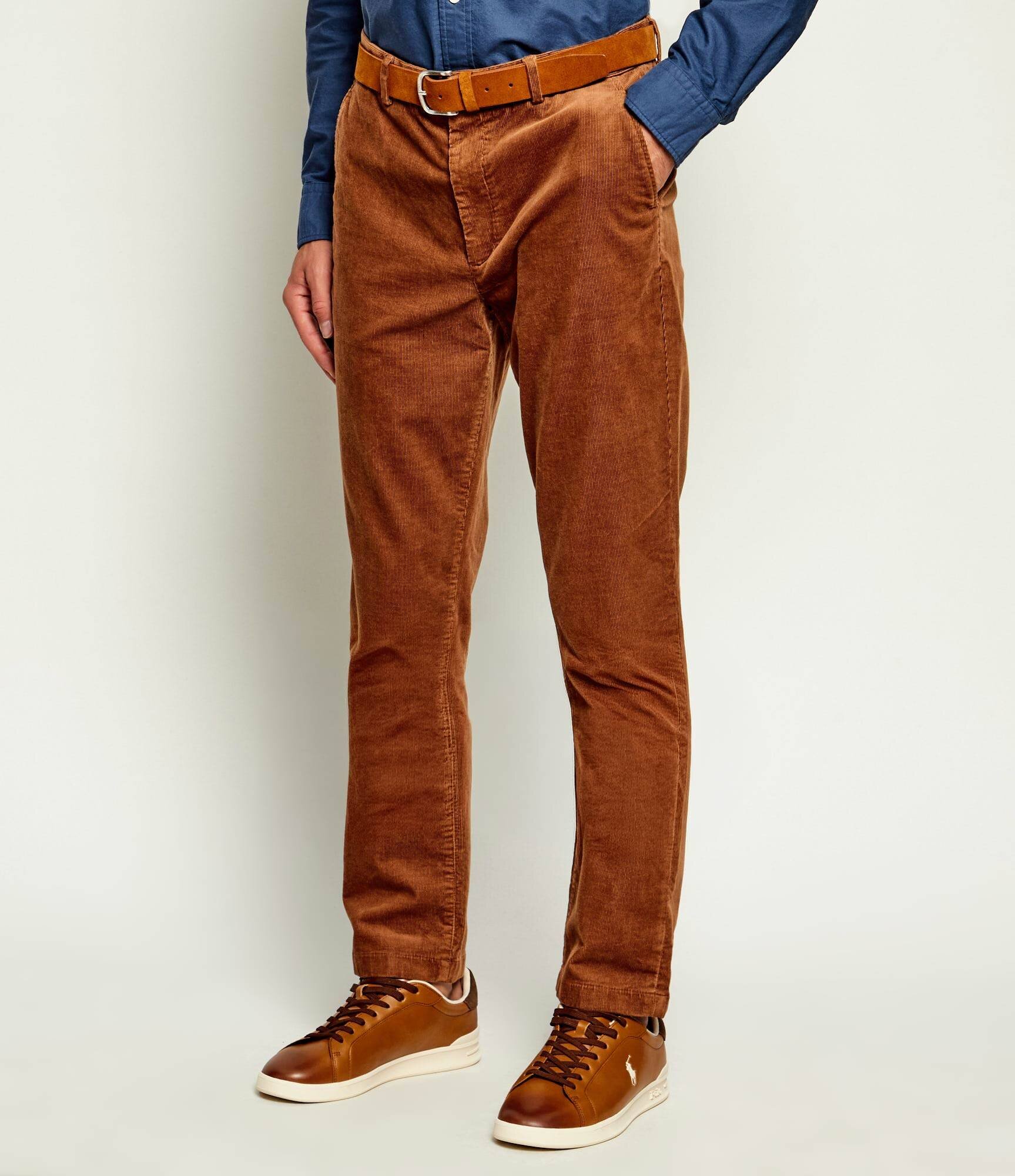 Tommy Hilfiger Pantaloni chino Denton | Slim Fit | catifea reiată
