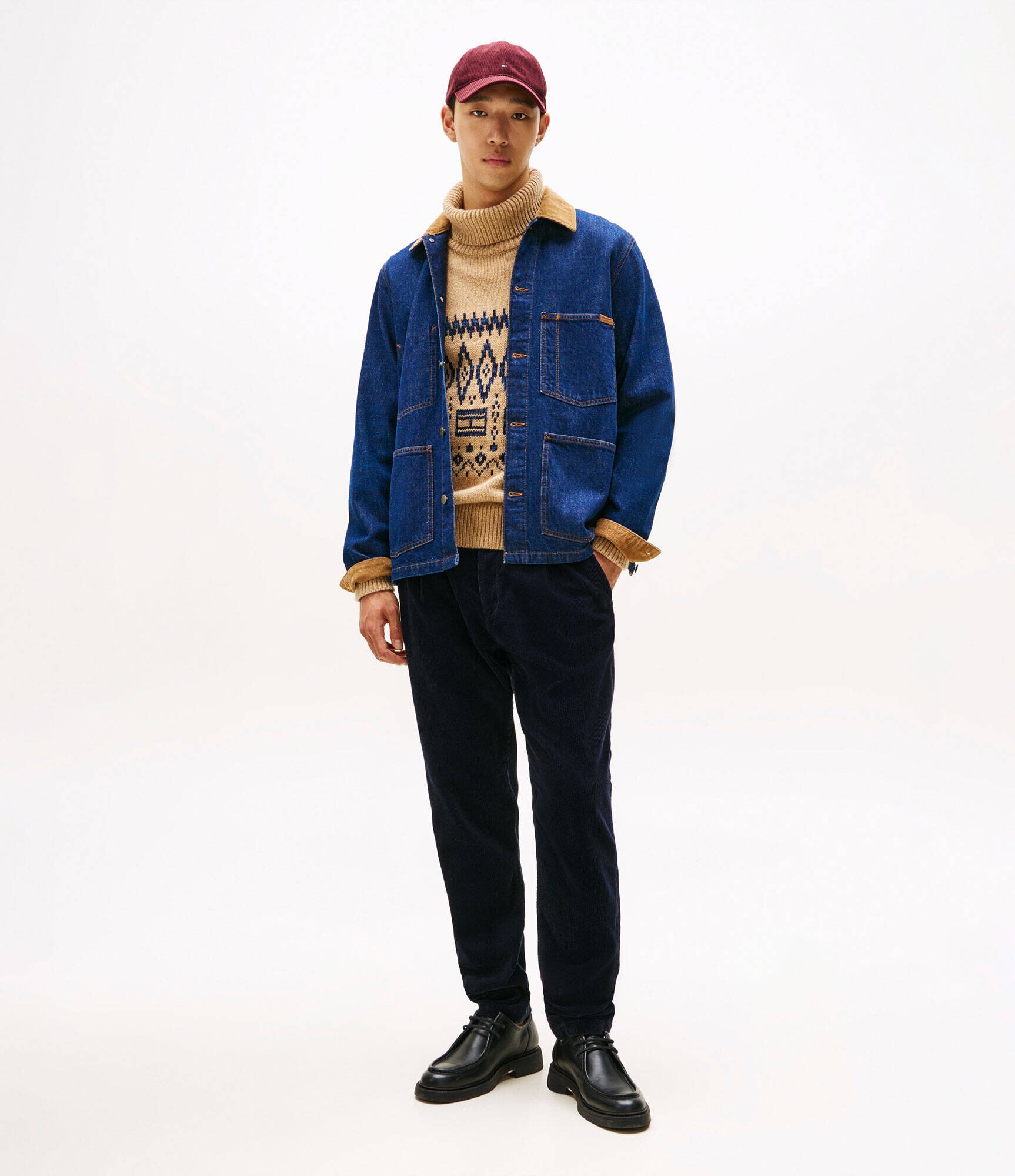 Tommy Hilfiger Pantaloni HARLEM | Relaxed fit | catifea reiată