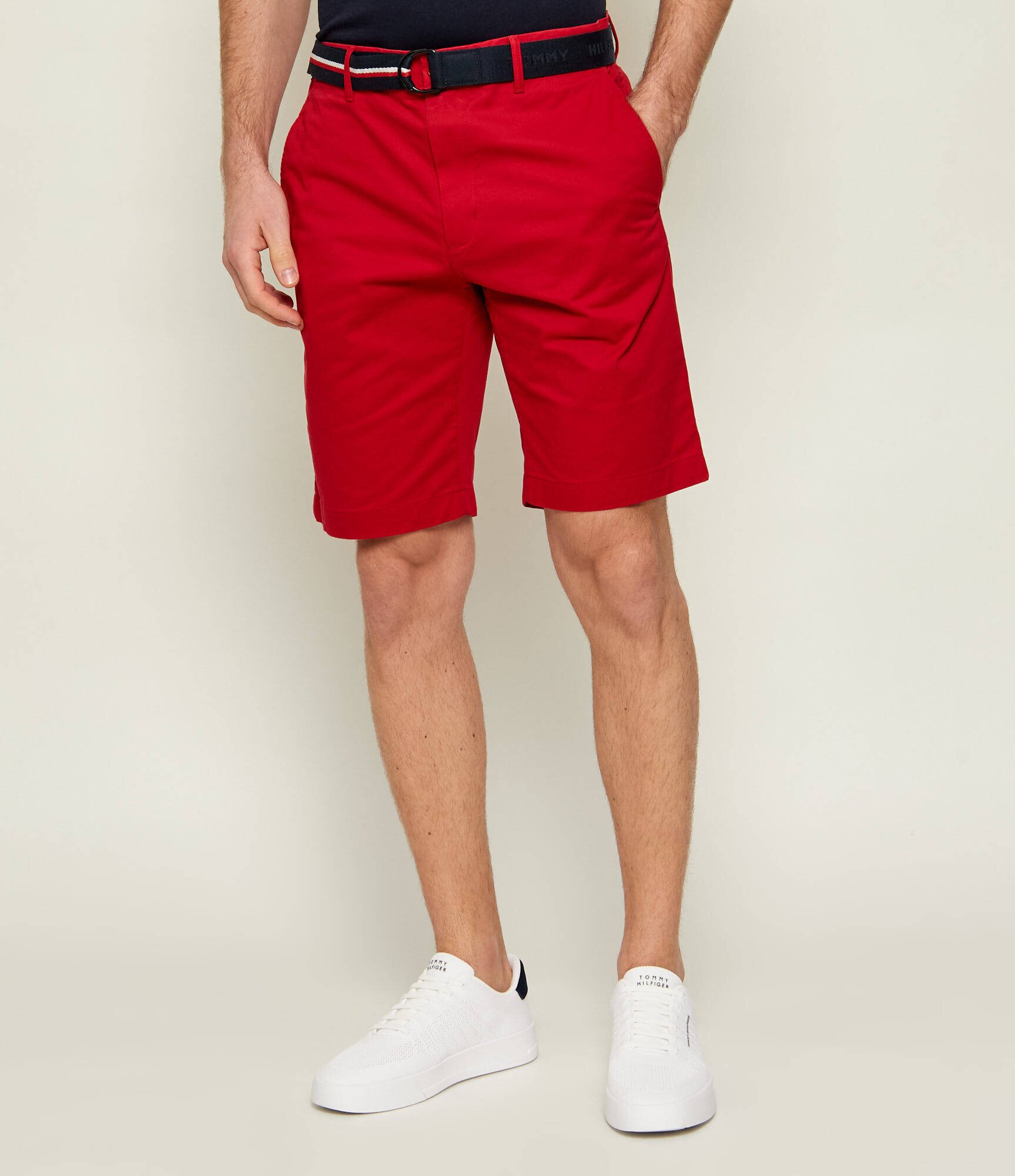 Tommy Hilfiger Pantaloni scurți chino + curea Denton | Slim Fit