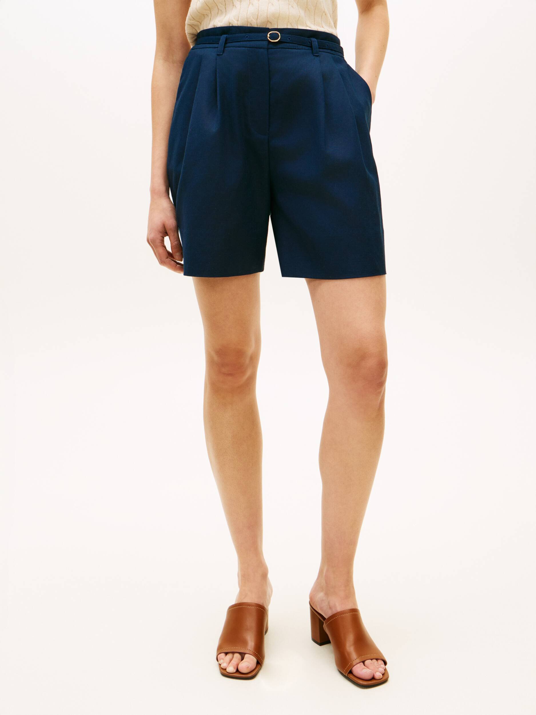 Tommy Hilfiger Pantaloni scurți | regular fit | cu adaos de in