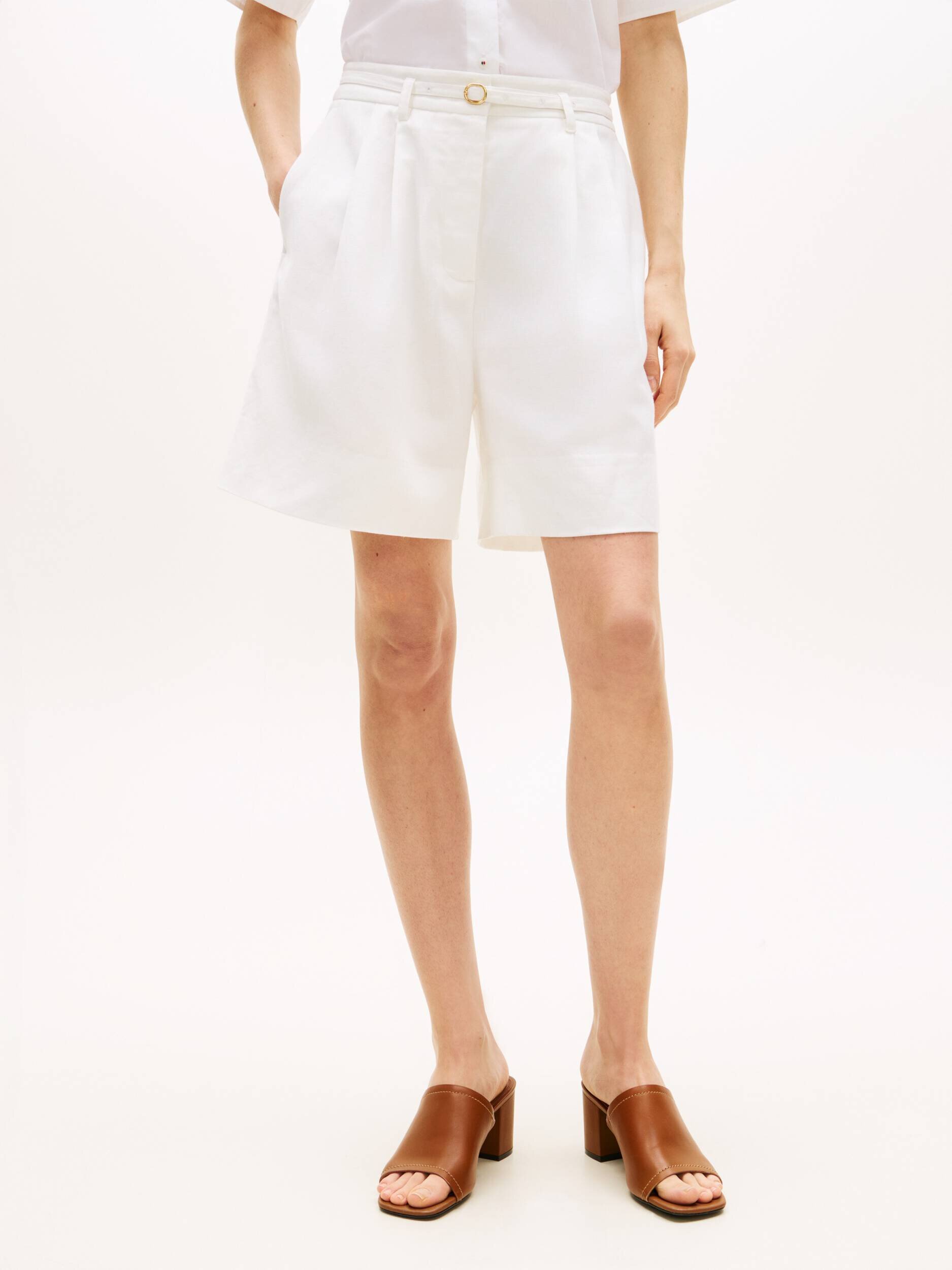 Tommy Hilfiger Pantaloni scurți | regular fit | cu adaos de in