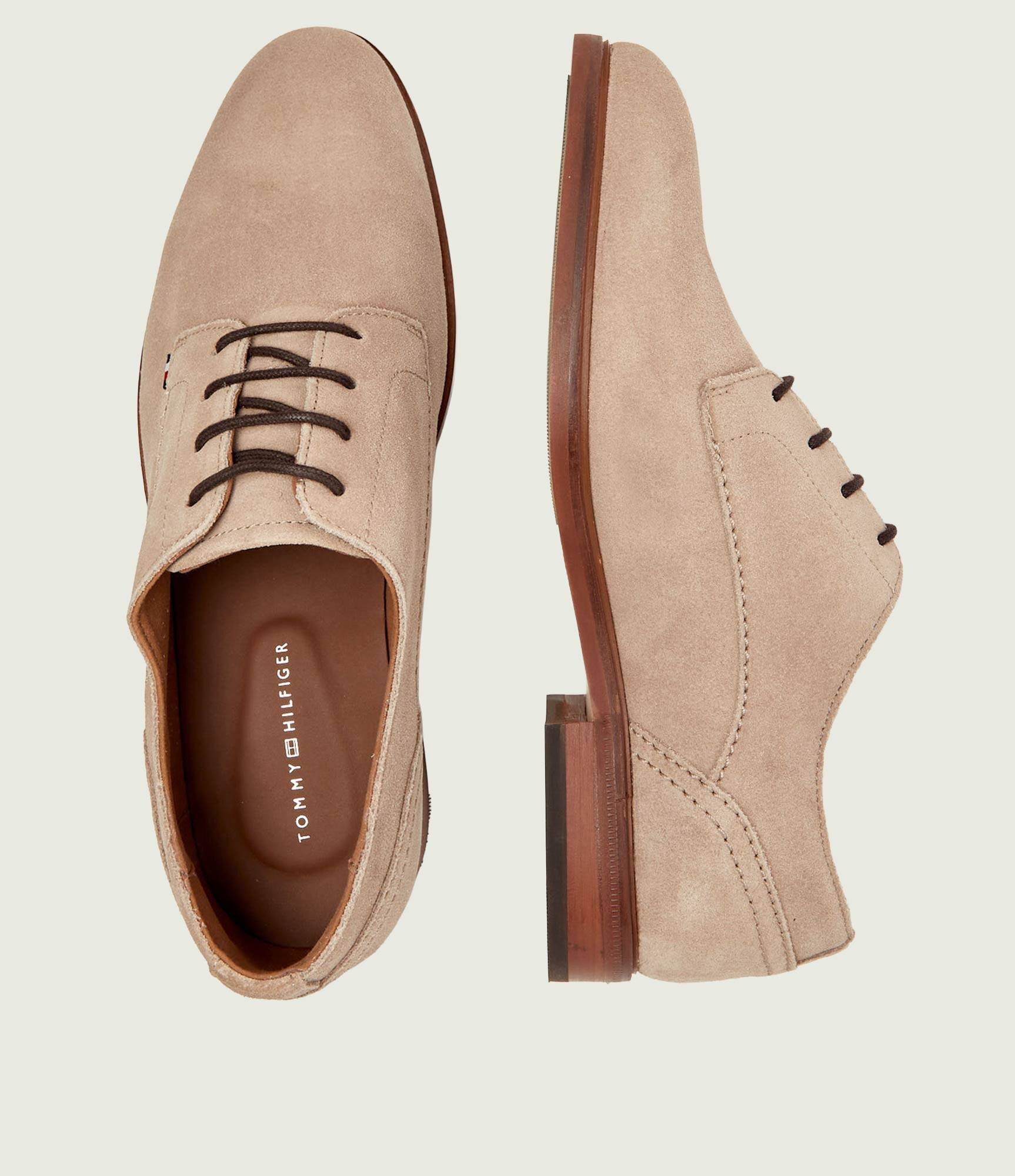 Tommy Hilfiger Pantofi derby | piele întoarsă