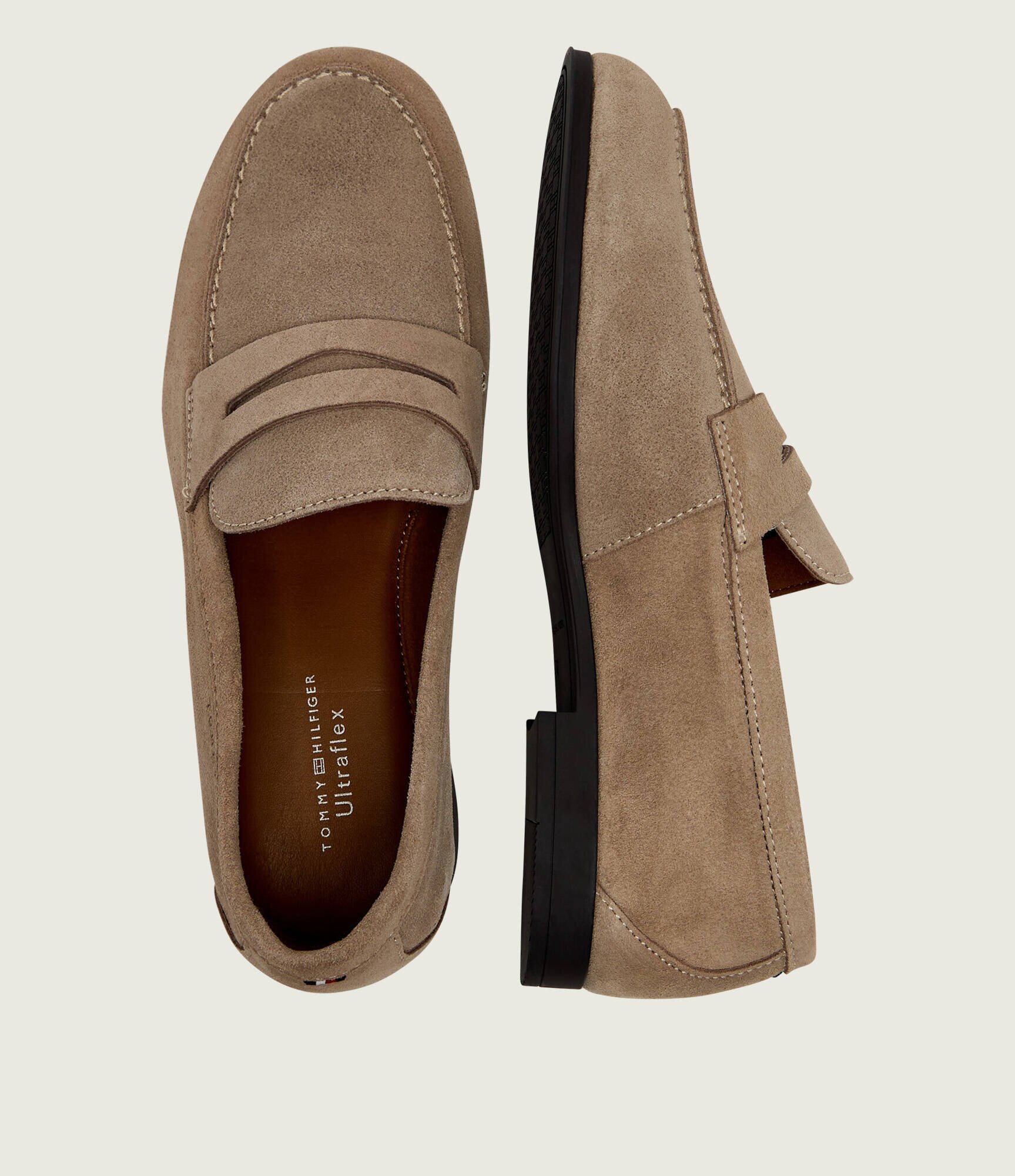 Tommy Hilfiger Pantofi loafer FLEXIBLE | piele întoarsă