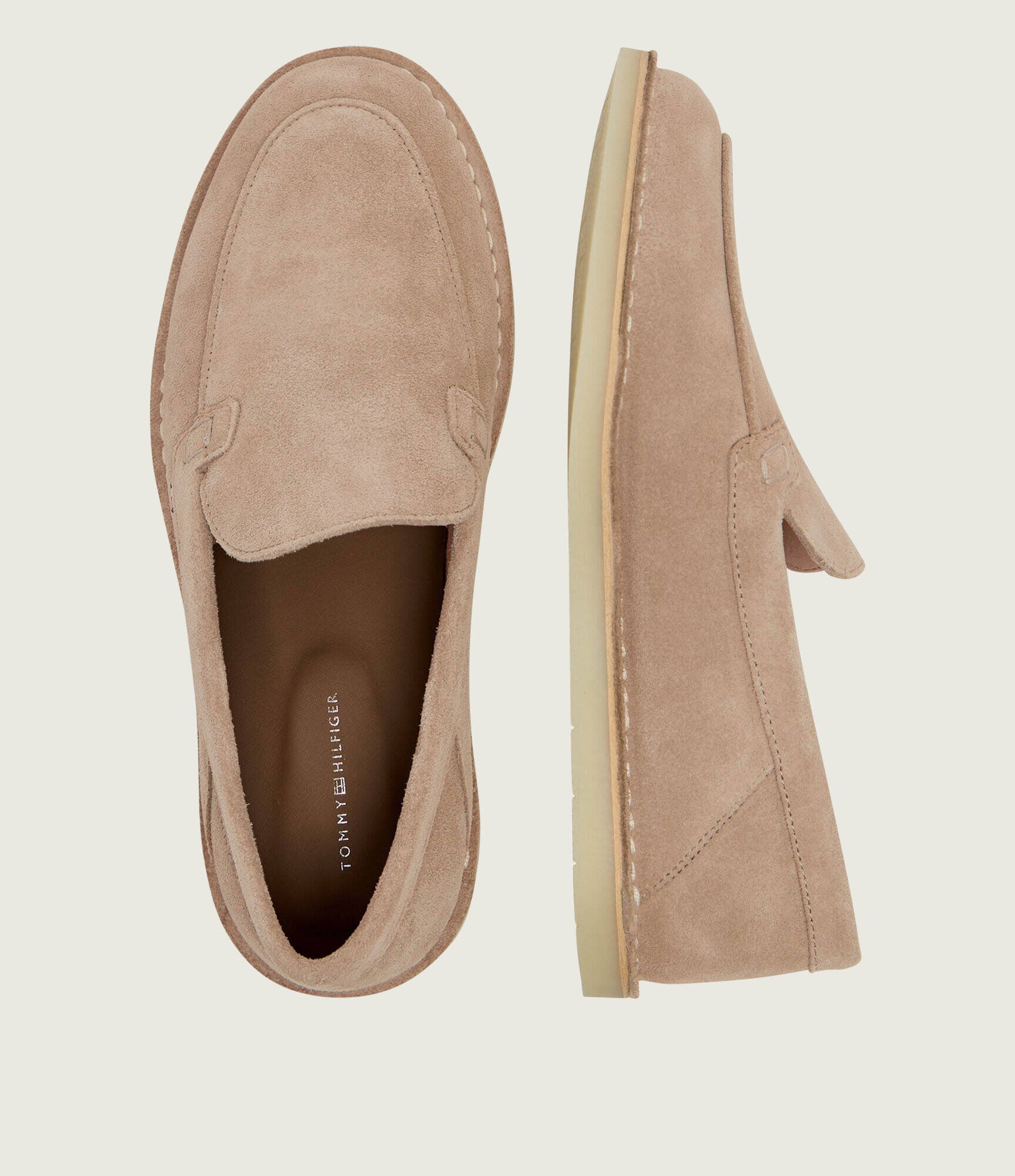 Tommy Hilfiger Pantofi loafer | piele întoarsă
