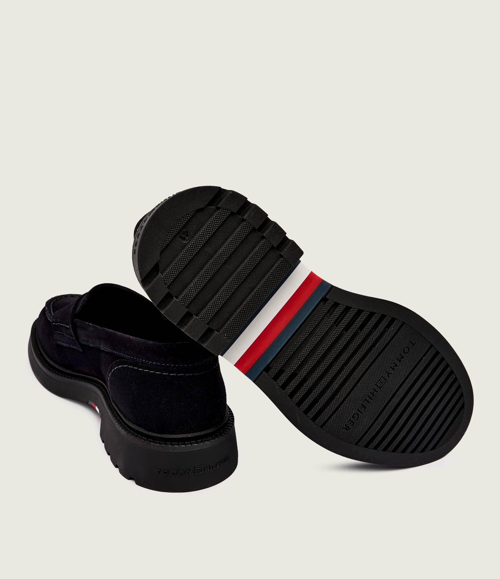 Tommy Hilfiger Pantofi loafer | piele întoarsă