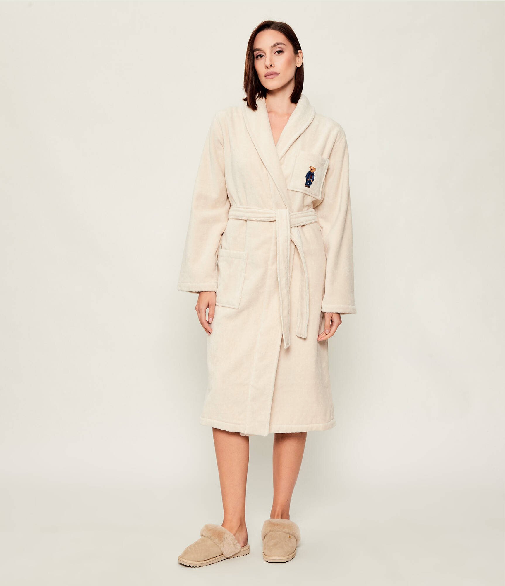 Tommy Hilfiger Papuci de casă | shearling | piele întoarsă cu adaos de lână