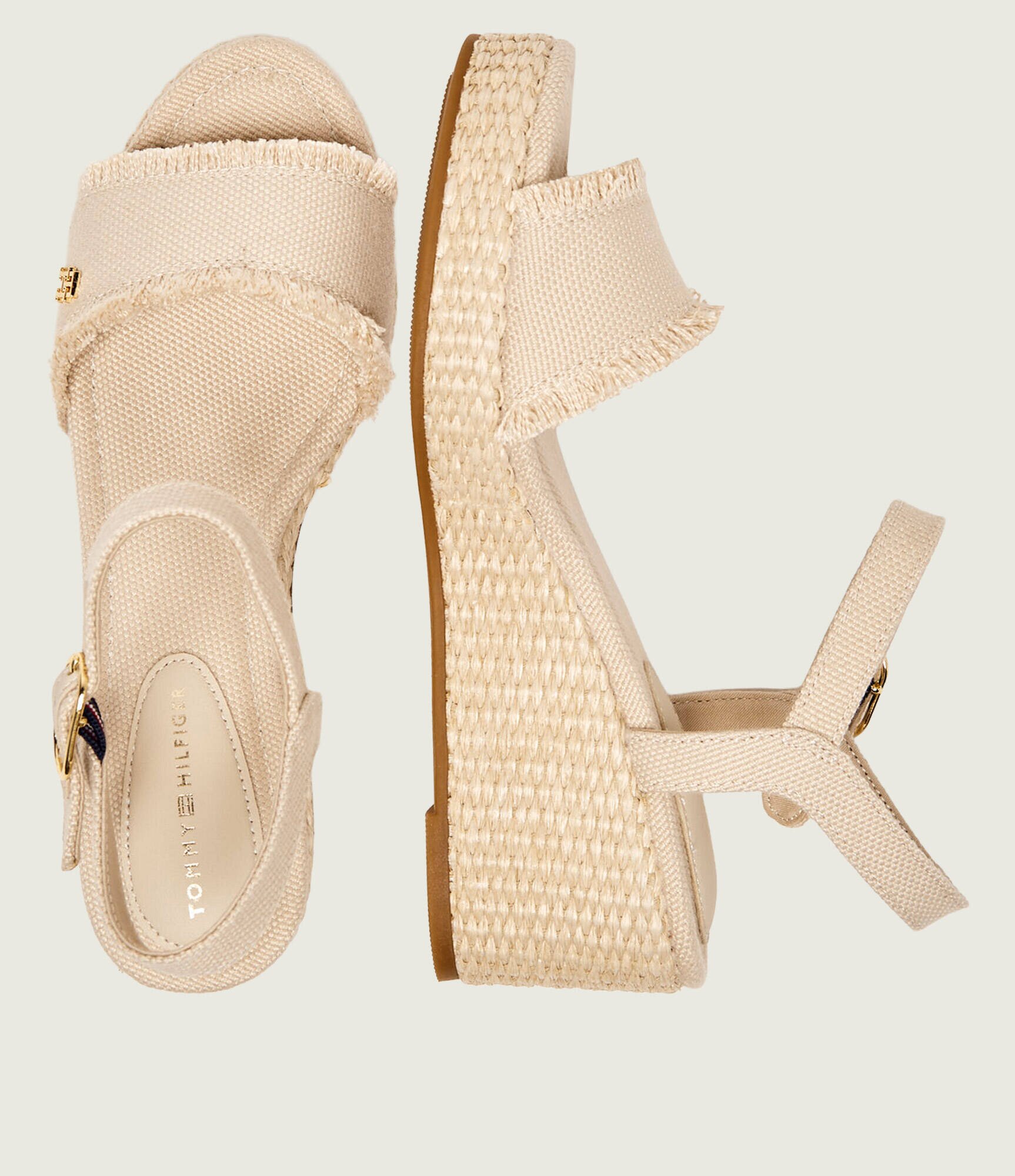 Tommy Hilfiger Platforme cu adaos de piele