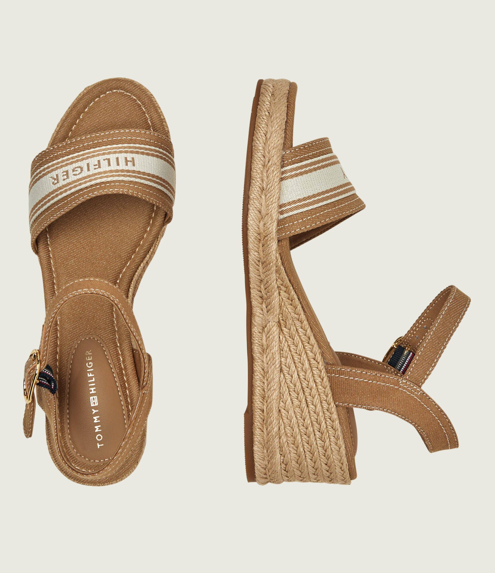 Tommy Hilfiger Platforme cu adaos de piele