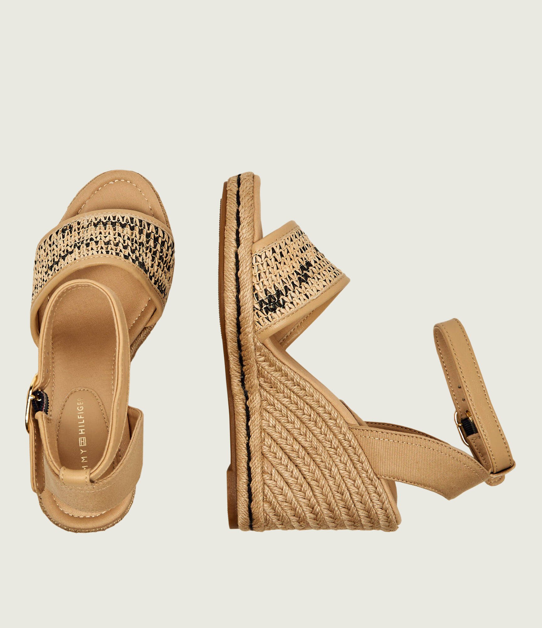 Tommy Hilfiger Platforme cu adaos de piele