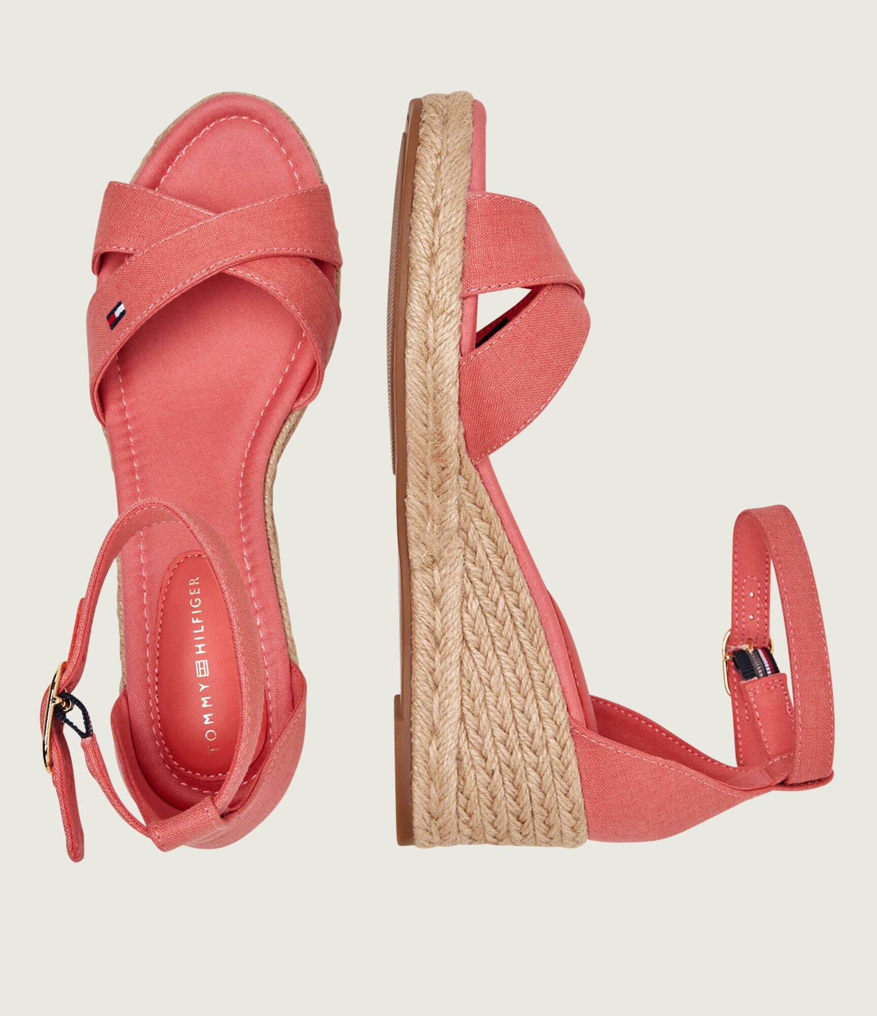 Tommy Hilfiger Platforme cu adaos de piele