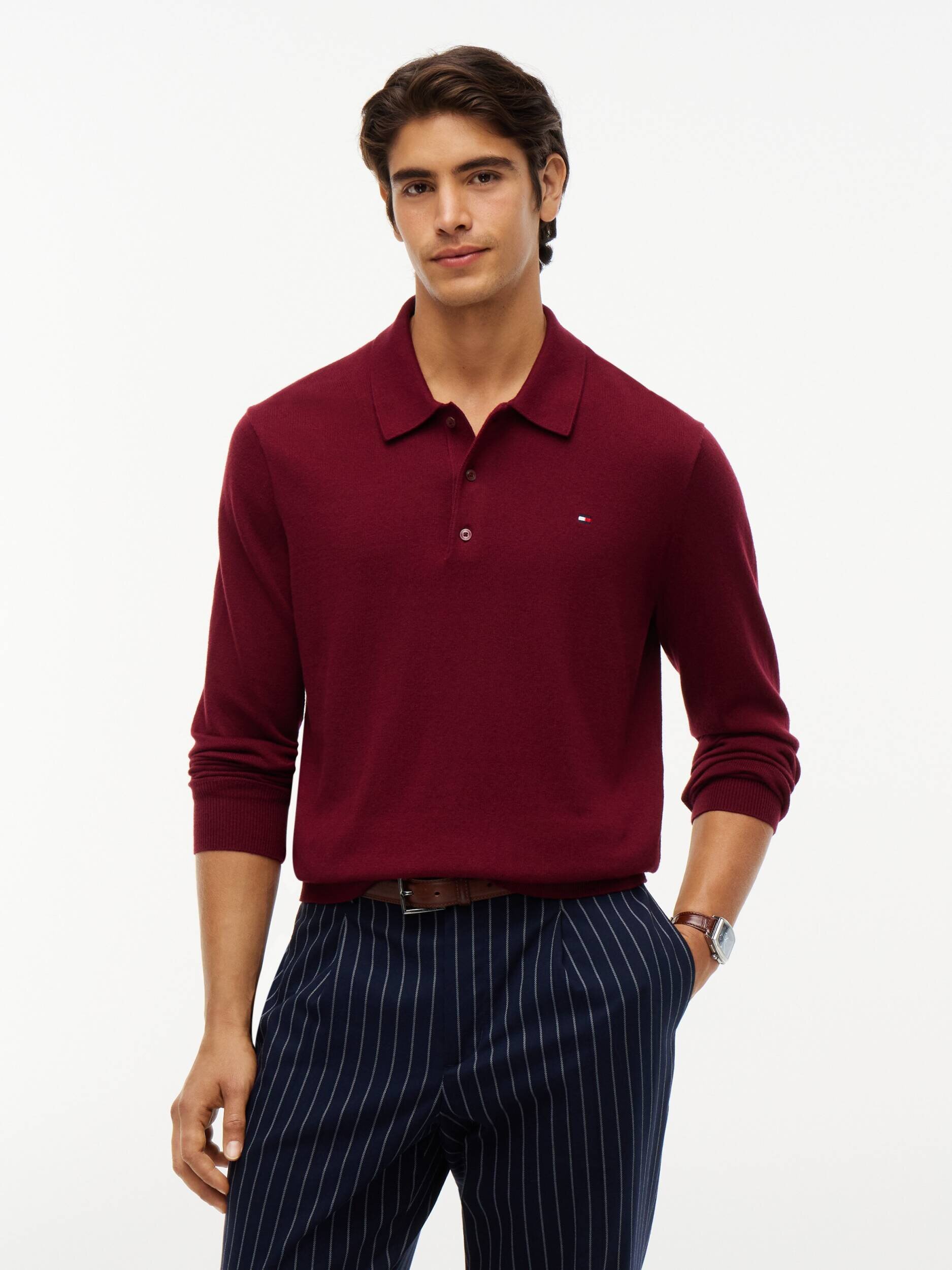 Tommy Hilfiger Polo | regular fit cu adaos de cașmir