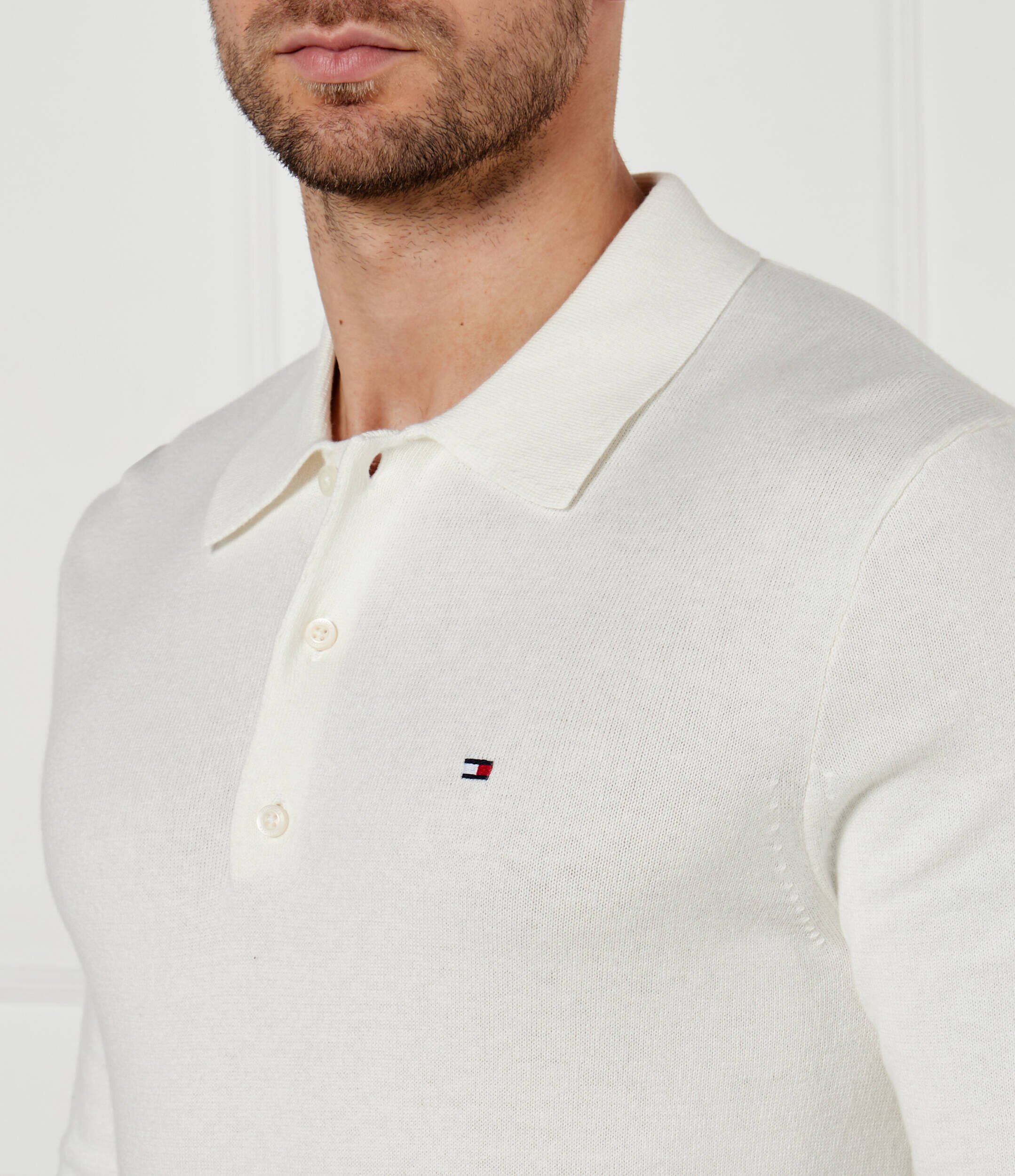 Tommy Hilfiger Polo | Regular Fit cu adaos de cașmir