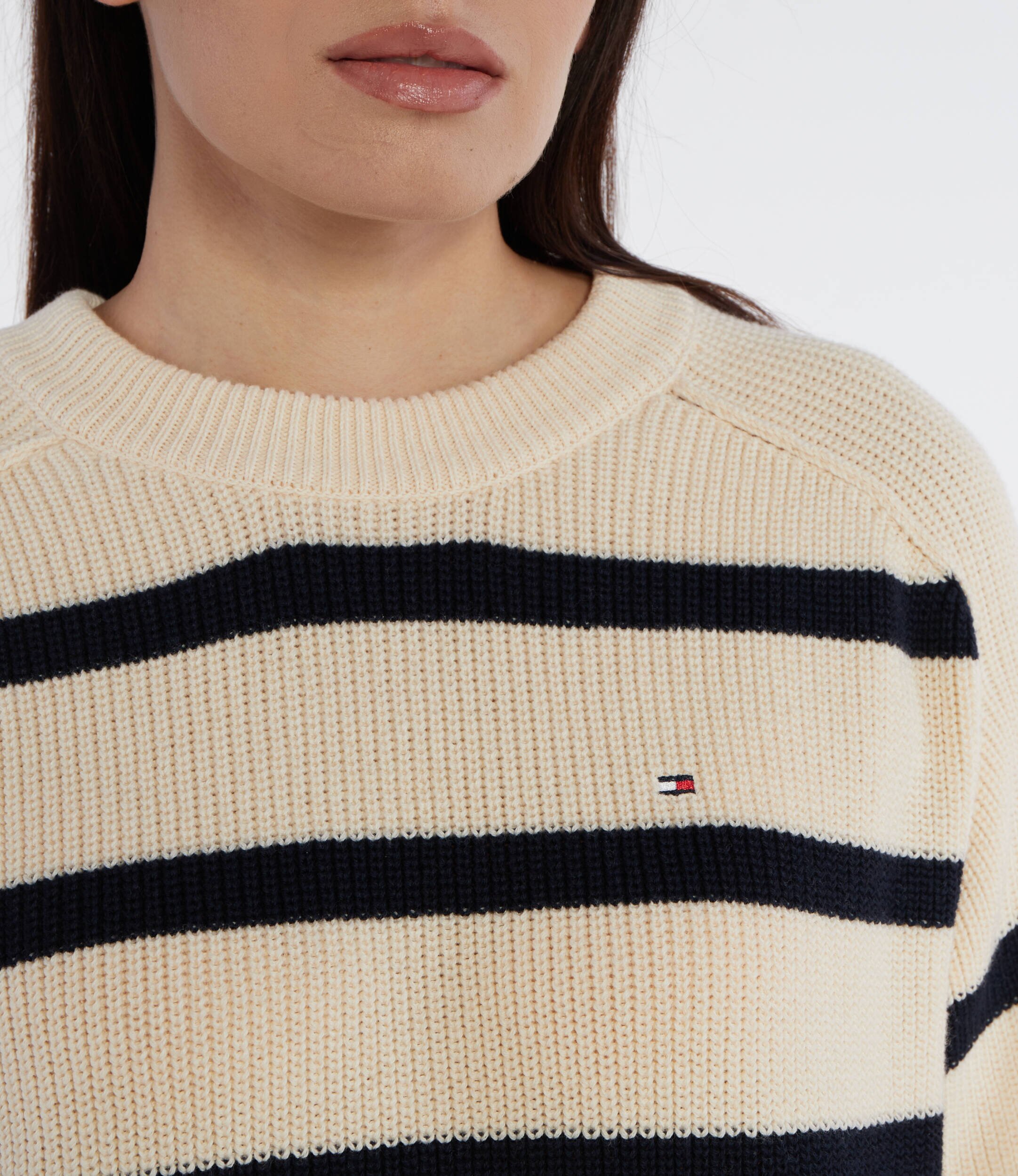 Tommy Hilfiger Pulover CARDI STITCH | Loose fit