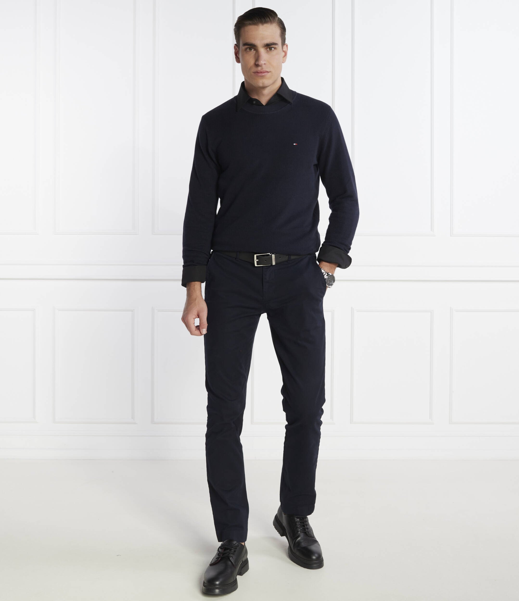 Tommy Hilfiger Pulover CHAIN RIDGE STRUCTURE