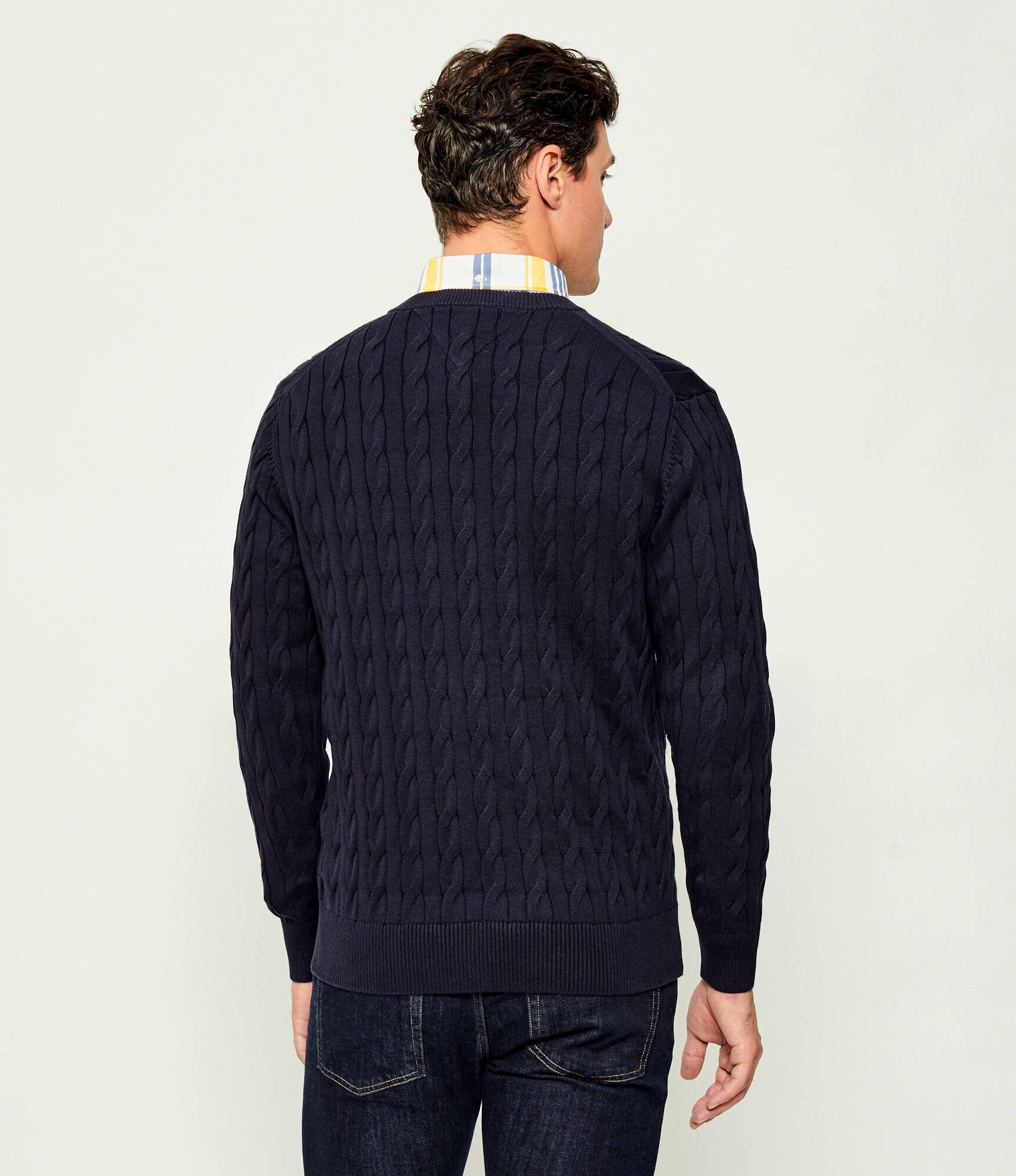 Tommy Hilfiger Pulover CLASSIC CABLE TH x F.C. Liverpool | regular fit