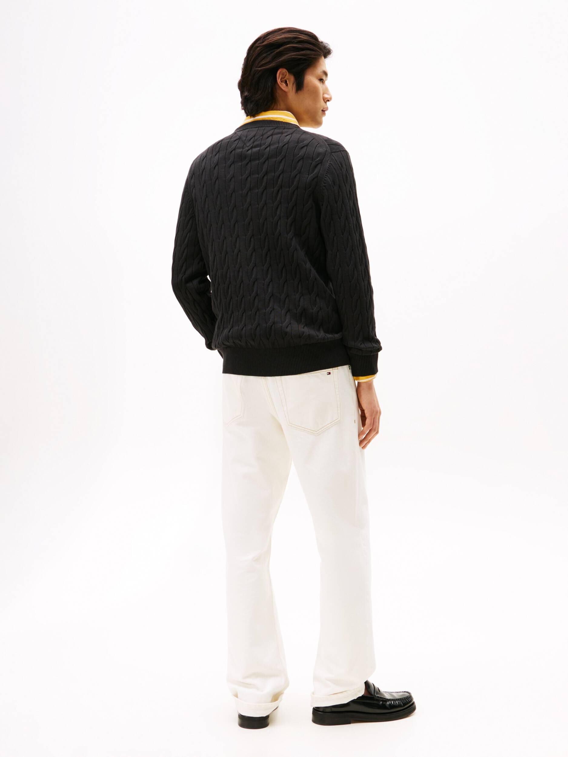 Tommy Hilfiger Pulover CLASSIC CABLE TH x F.C. Liverpool | regular fit