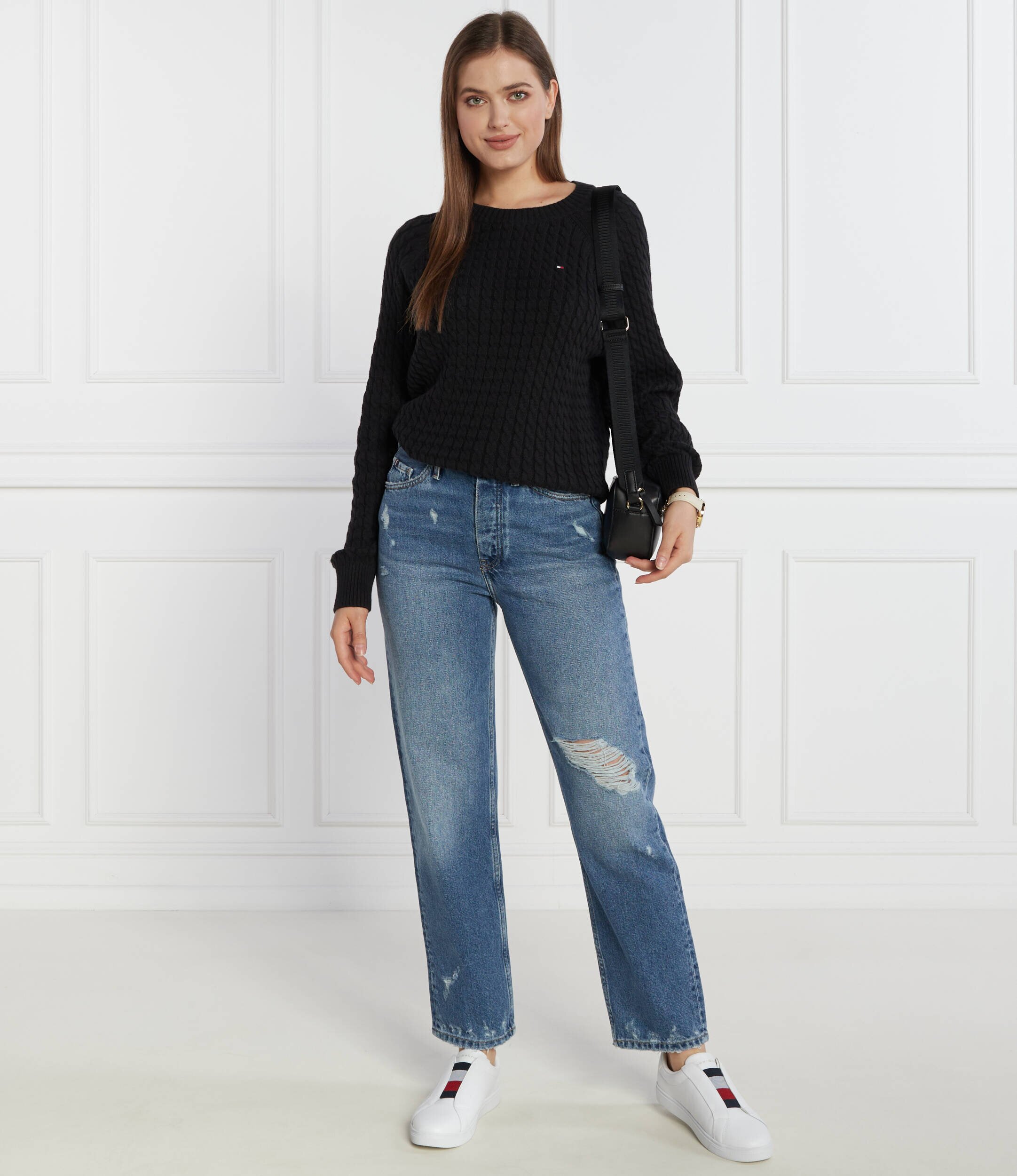 Tommy Hilfiger Pulover CO MINI CABLE | Regular Fit