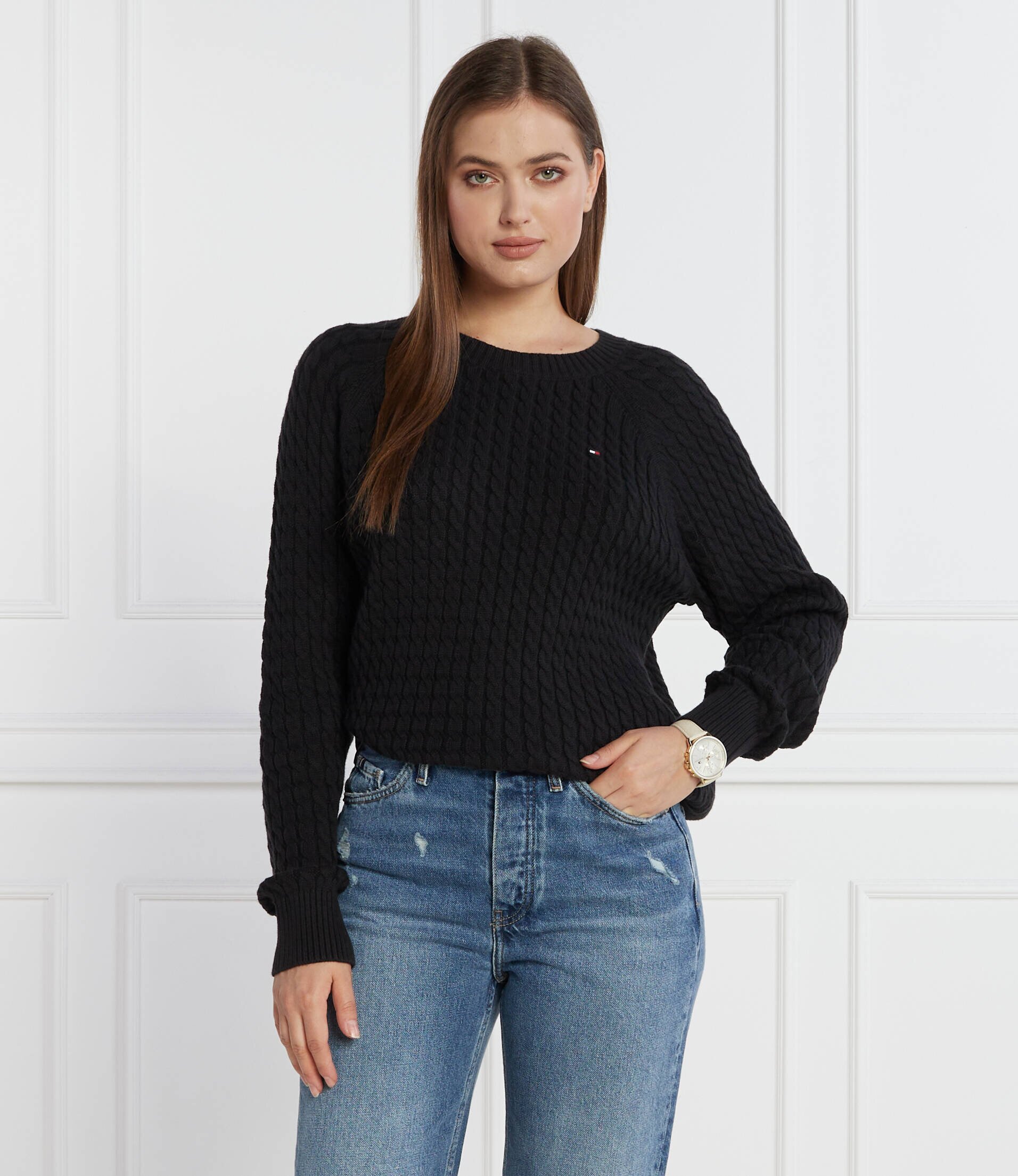 Tommy Hilfiger Pulover CO MINI CABLE | Regular Fit