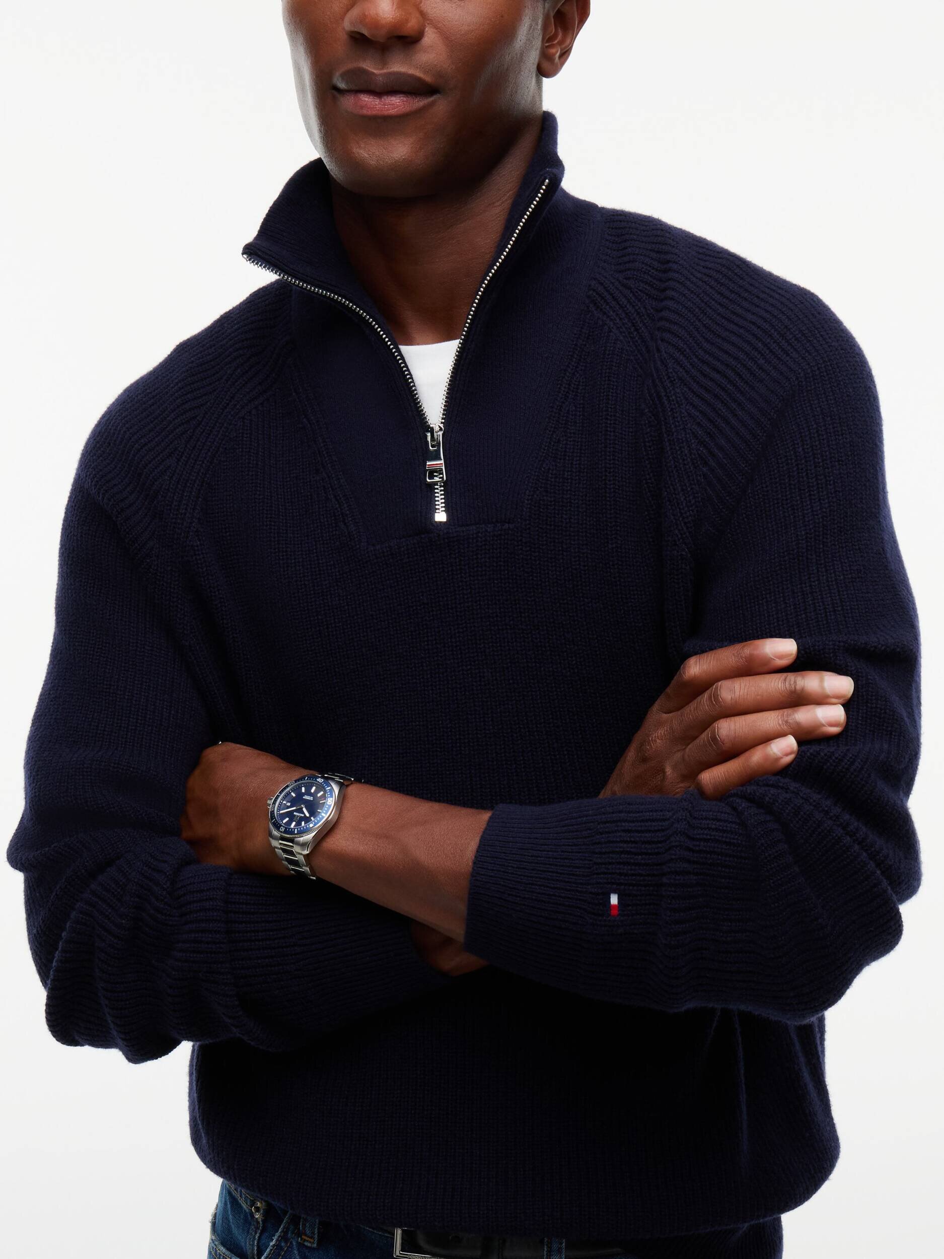 Tommy Hilfiger Pulover | Loose fit cu adaos de lână