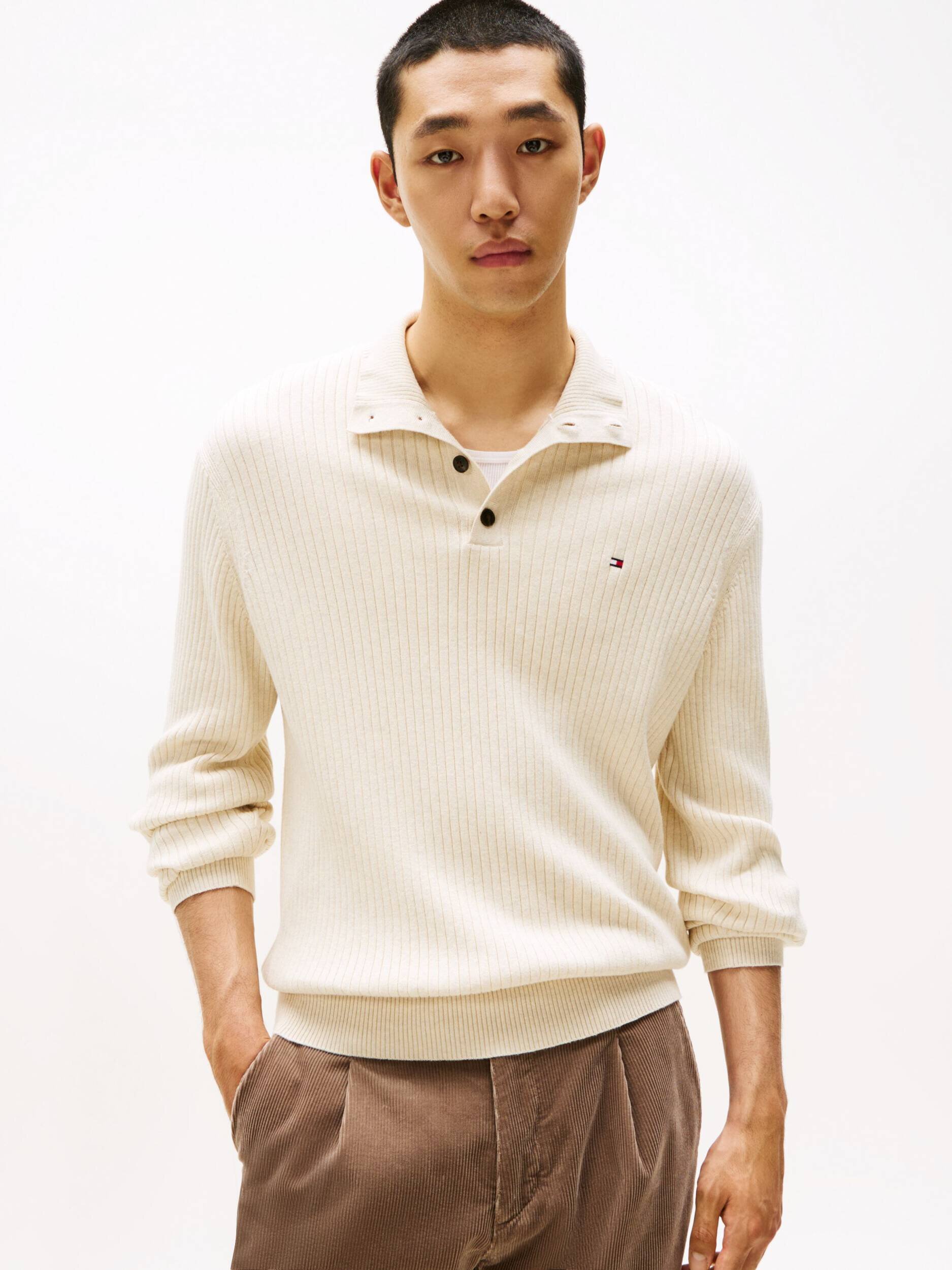 Tommy Hilfiger Pulover pima | regular fit cu adaos de cașmir
