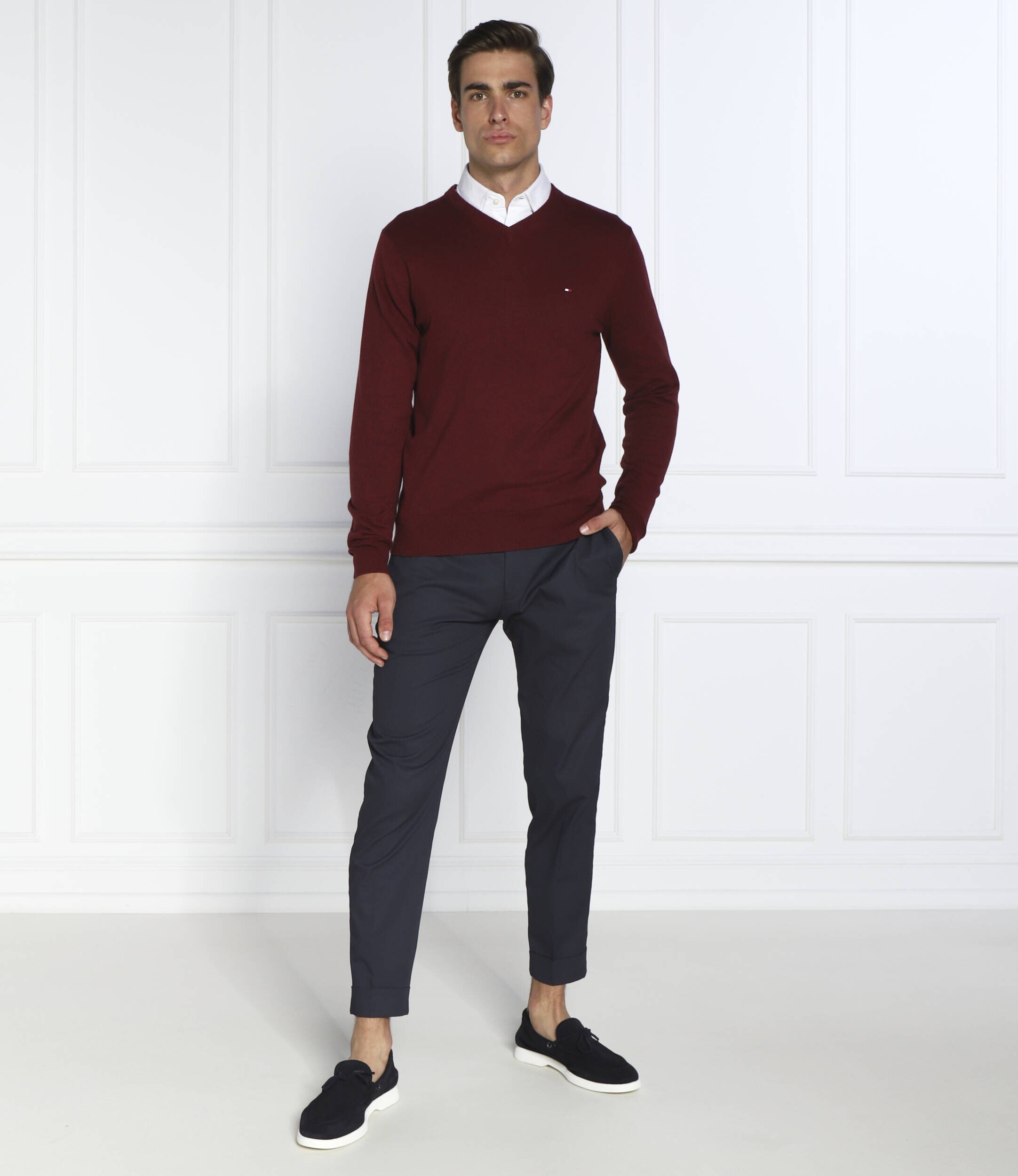 Tommy Hilfiger Pulover | Regular Fit cu adaos de cașmir