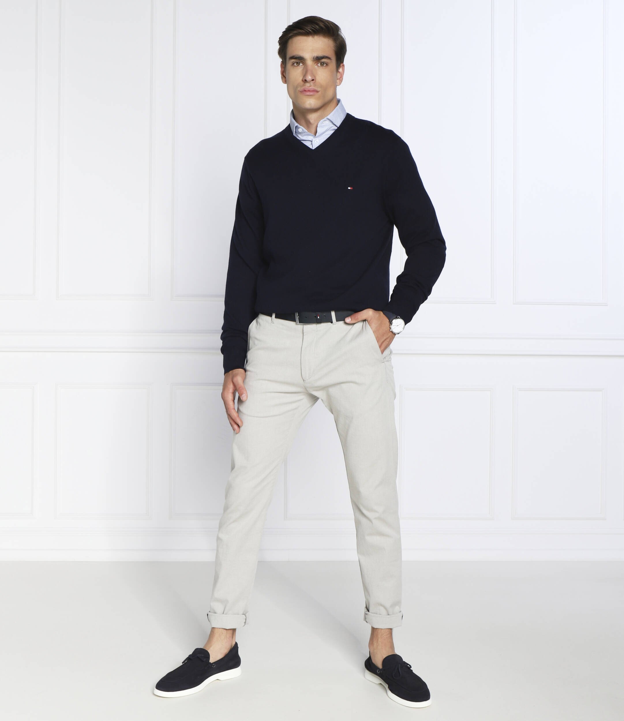 Tommy Hilfiger Pulover | Regular Fit cu adaos de cașmir