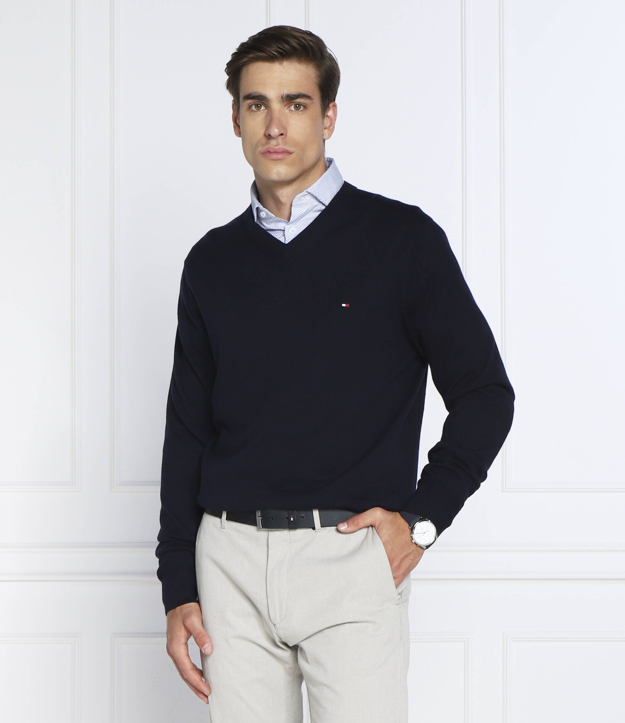 Tommy Hilfiger Pulover | Regular Fit cu adaos de cașmir