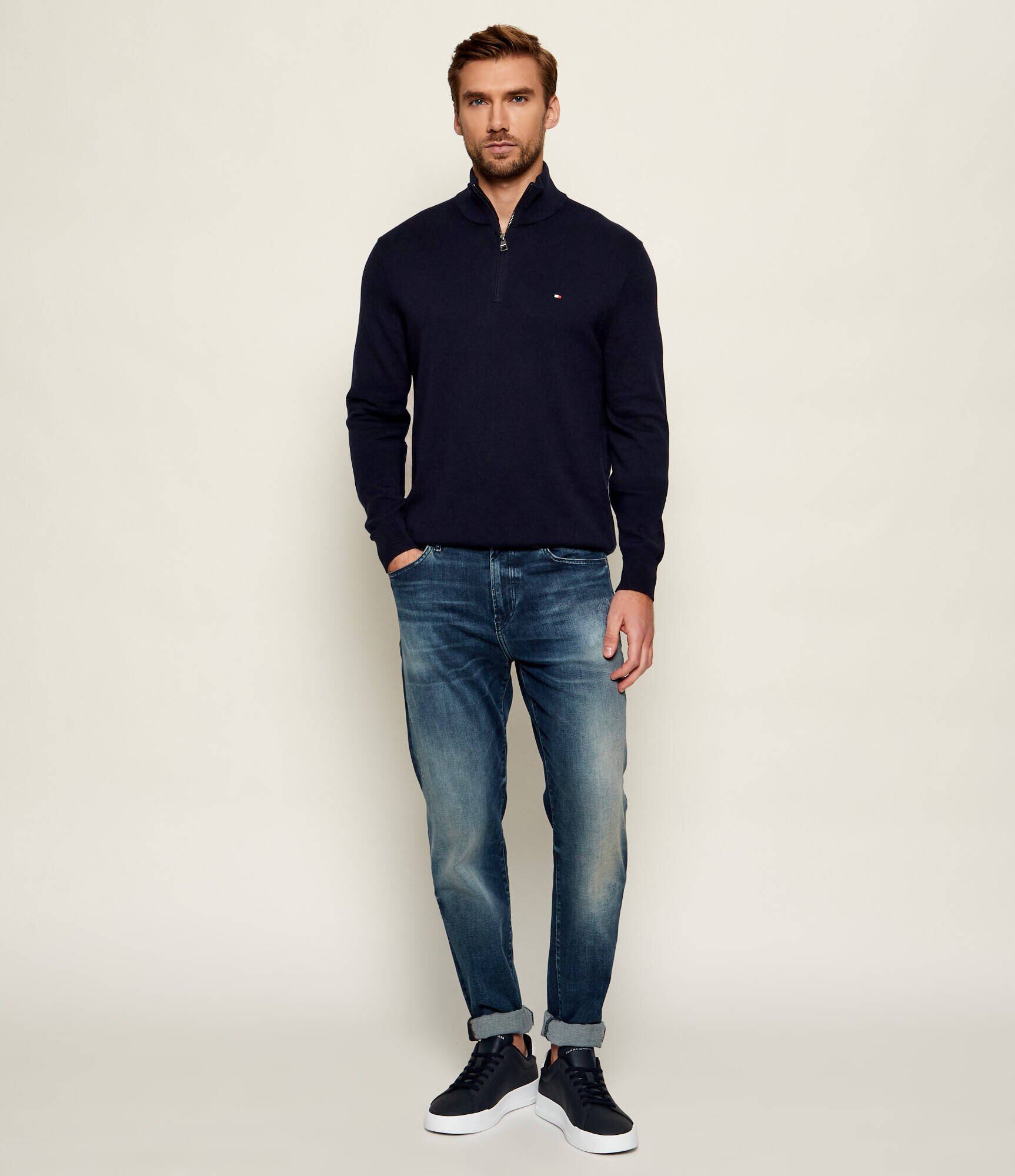 Tommy Hilfiger Pulover | regular fit cu adaos de cașmir