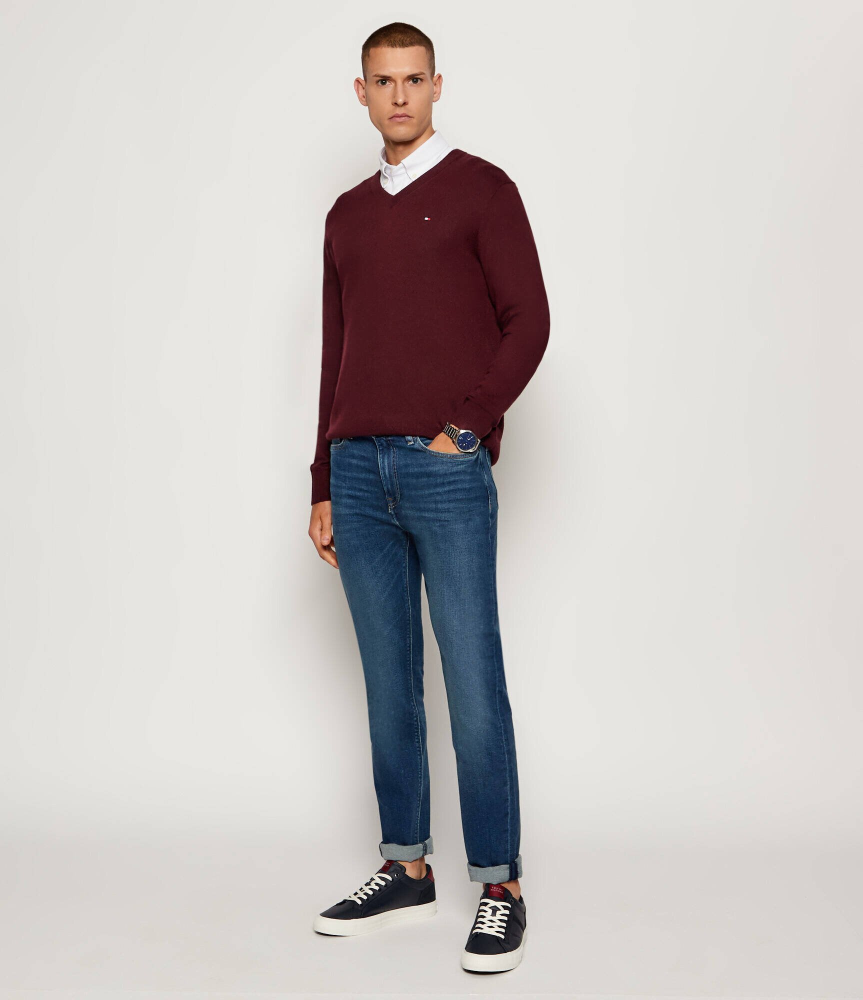Tommy Hilfiger Pulover | regular fit cu adaos de cașmir