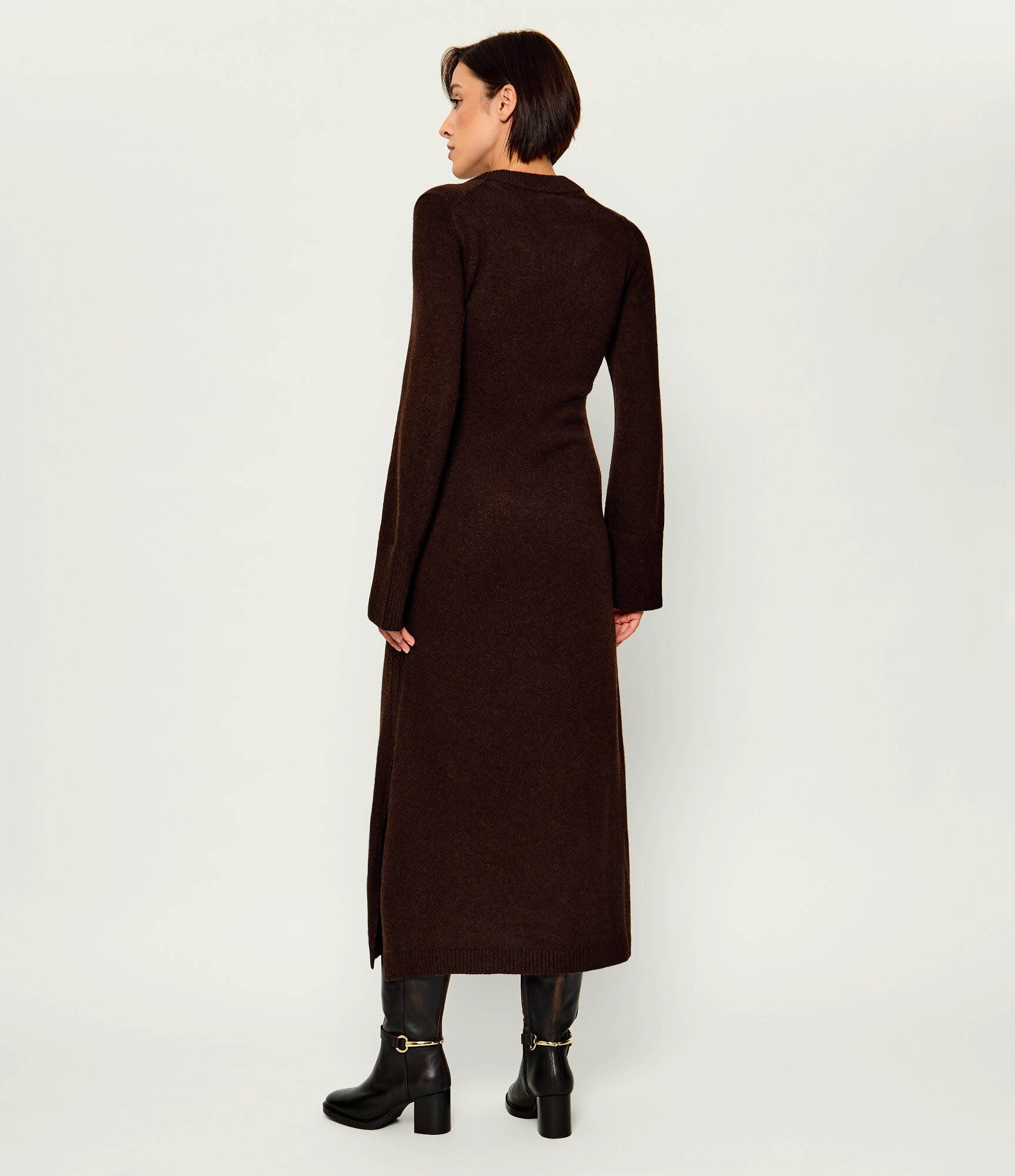 Tommy Hilfiger Rochie | cu adaos de mătase și lână