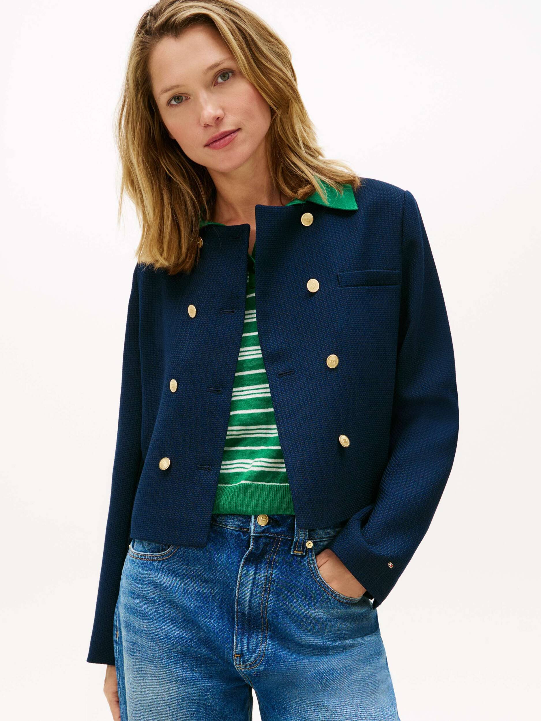 Tommy Hilfiger Sacou | regular fit cu adaos de lână