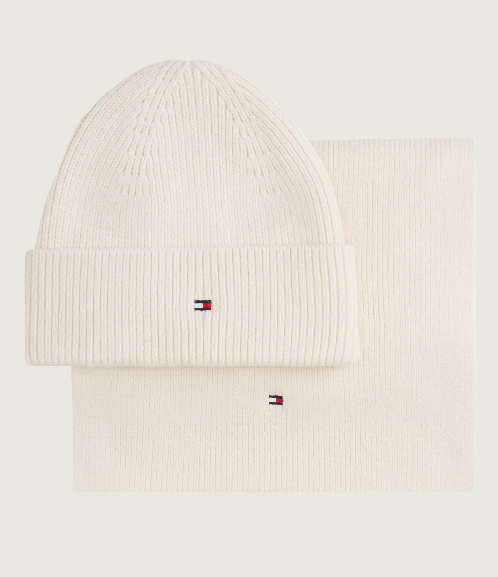 Tommy Hilfiger Șal + căciulă cu adaos de lână