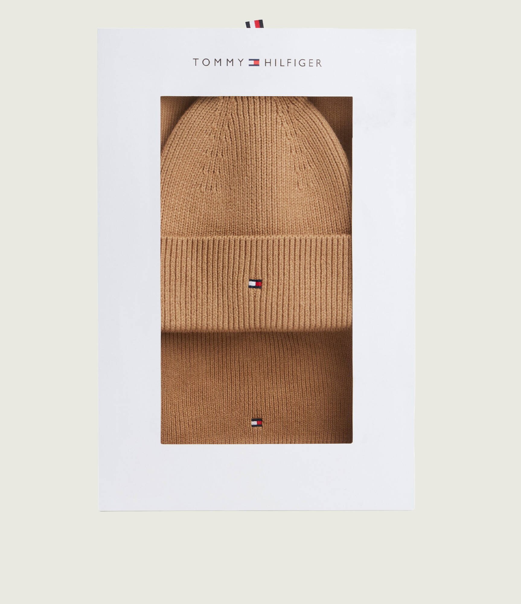 Tommy Hilfiger Șal + căciulă cu adaos de lână
