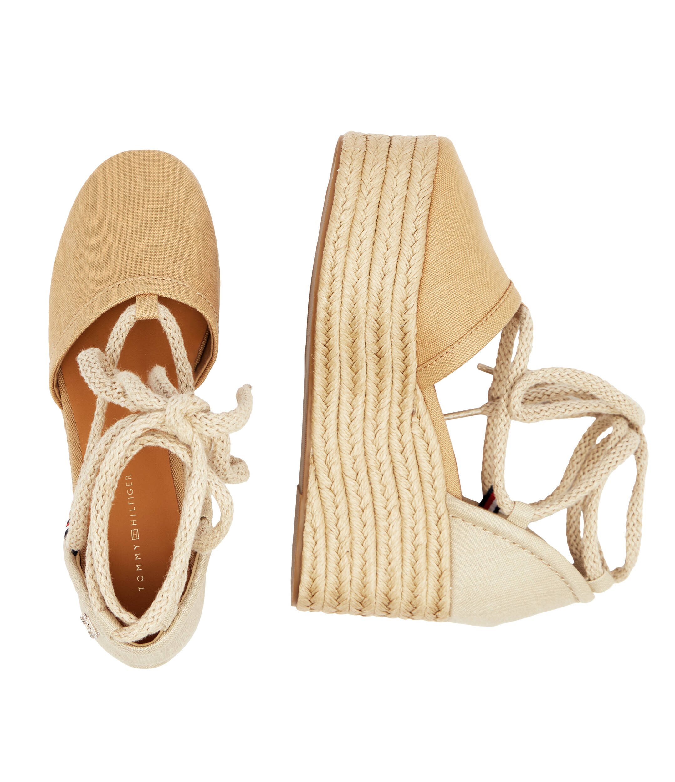 Tommy Hilfiger Sandale cu adaos de piele