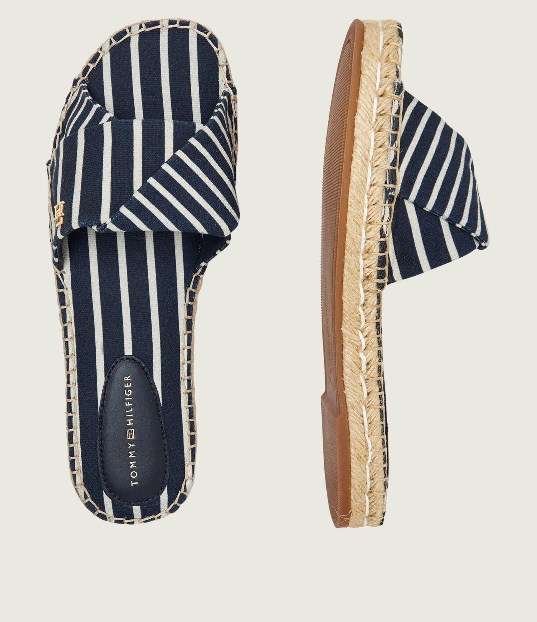 Tommy Hilfiger Șlapi cu adaos de piele