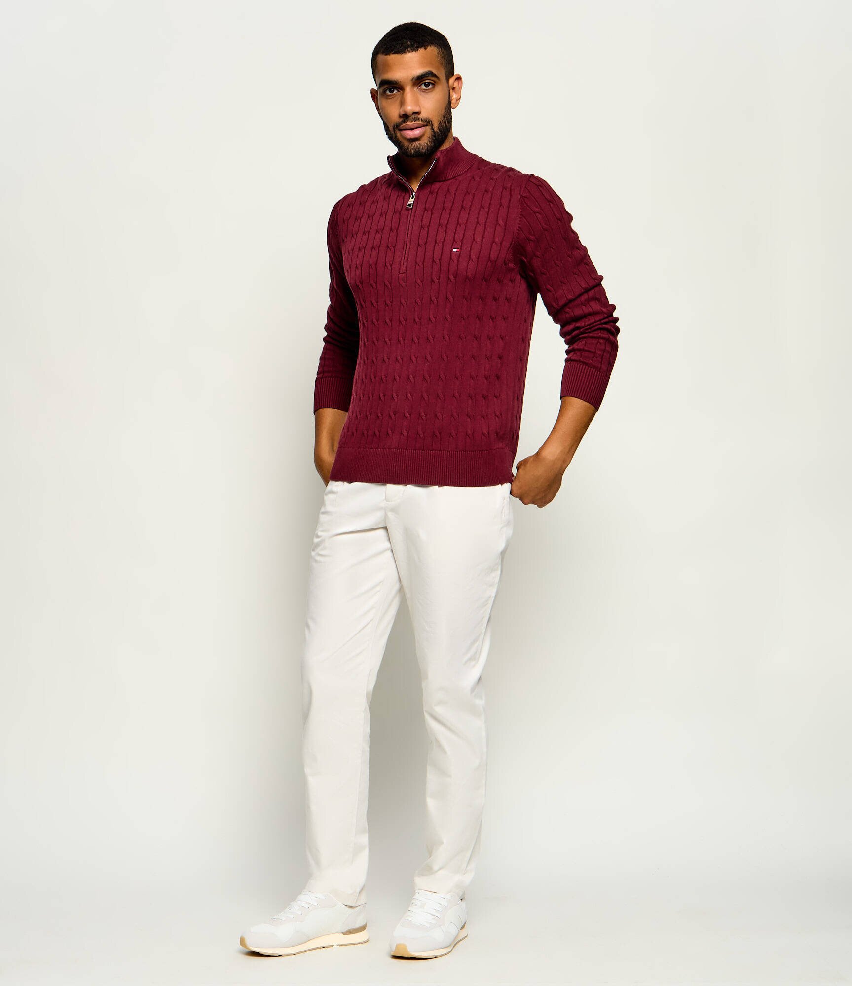 Tommy Hilfiger Sneakers Core Mix | piele întoarsă