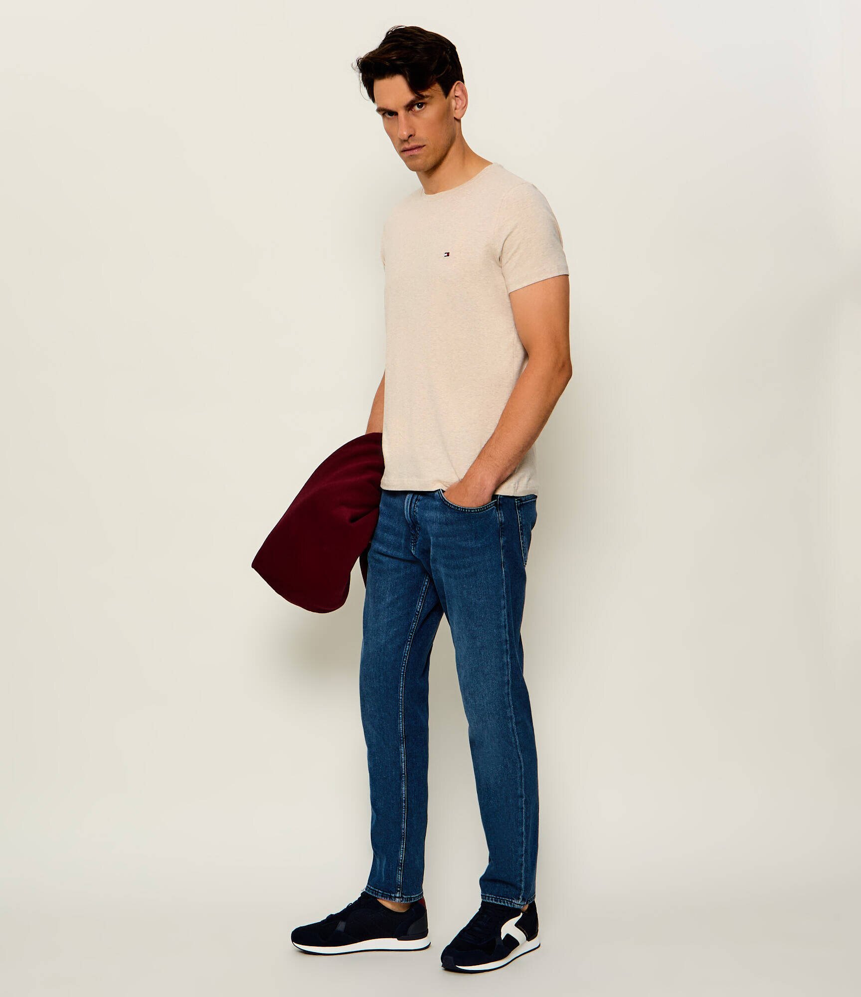Tommy Hilfiger Sneakers Core Mix | piele întoarsă