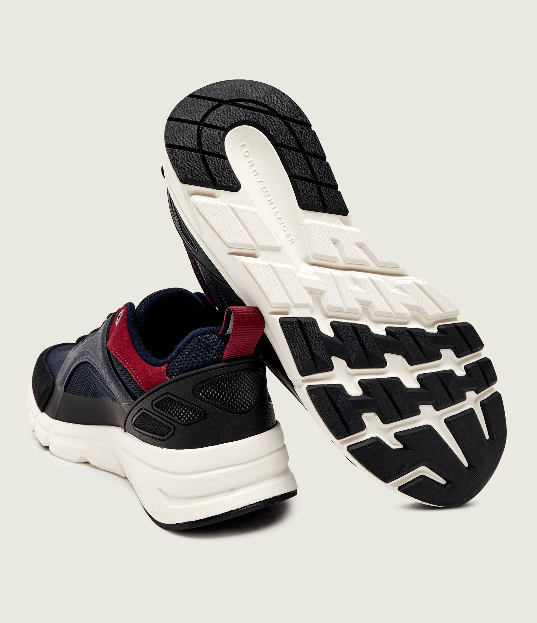 Tommy Hilfiger Sneakers cu adaos de piele