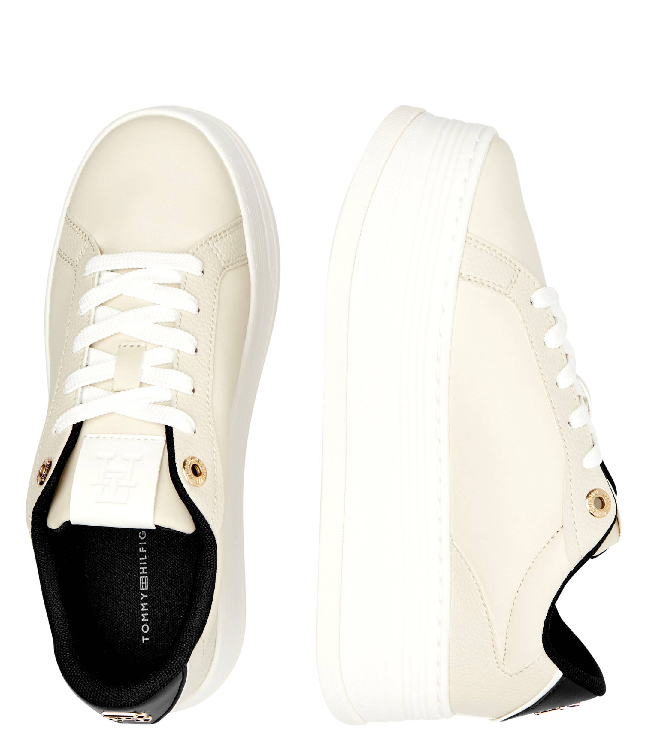Tommy Hilfiger Sneakers cu adaos de piele